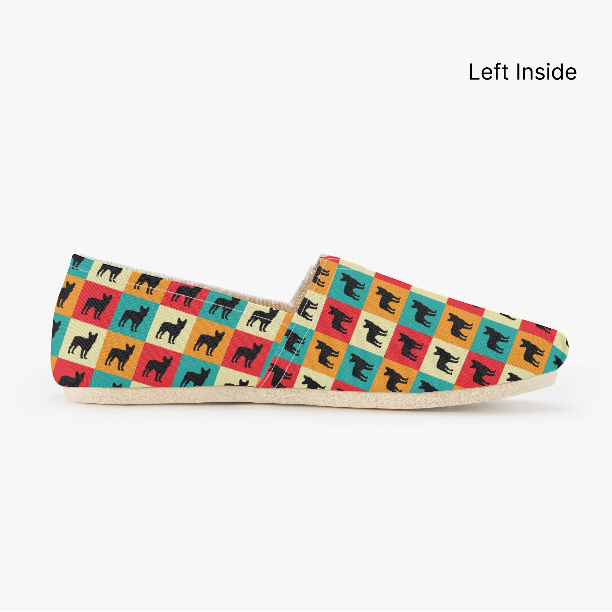 Periwinkle Casual High-Top Shoes for Frenchie Enthusiasts-fadou