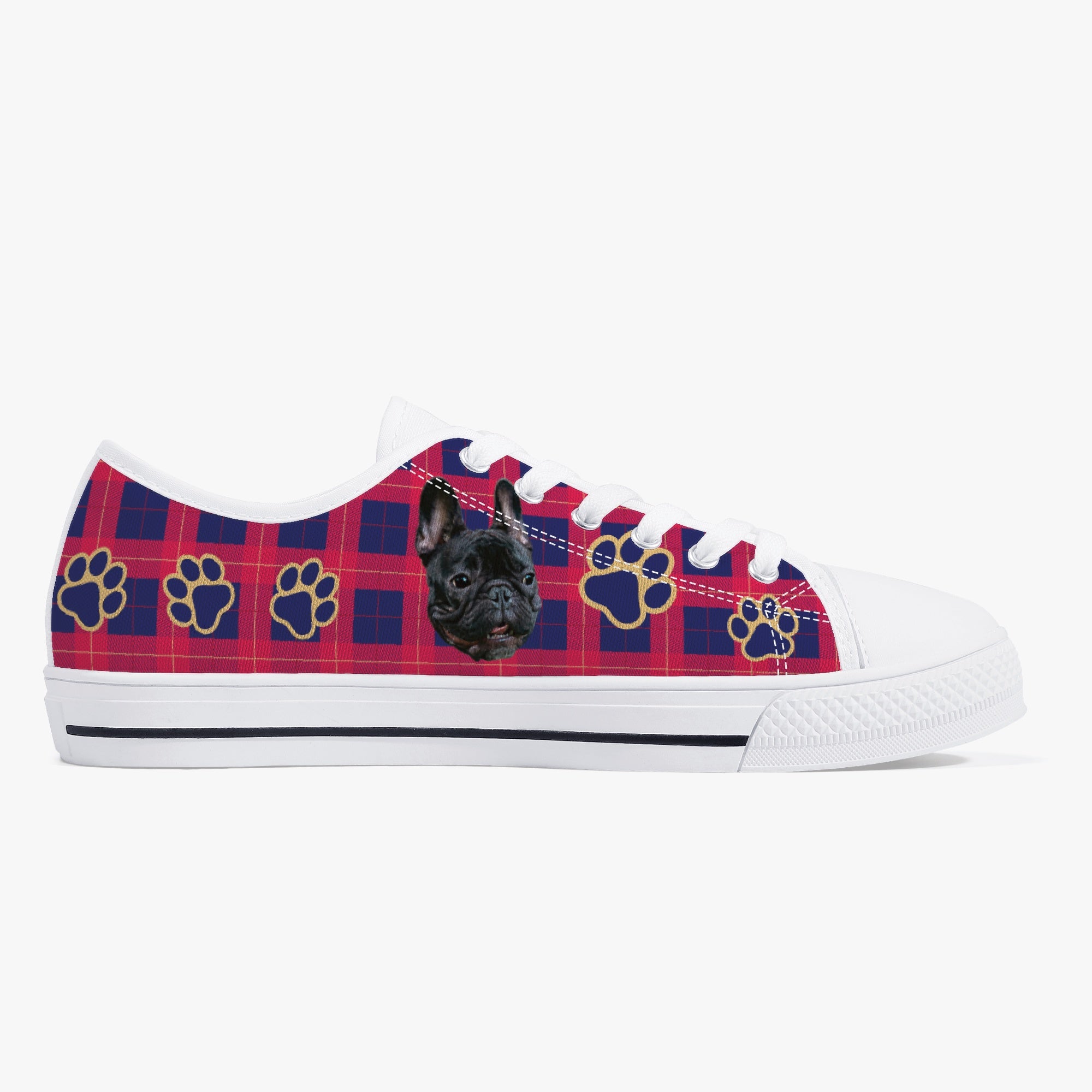 French Bulldog Personalized Casual Footwear for Dog Lovers-fadou