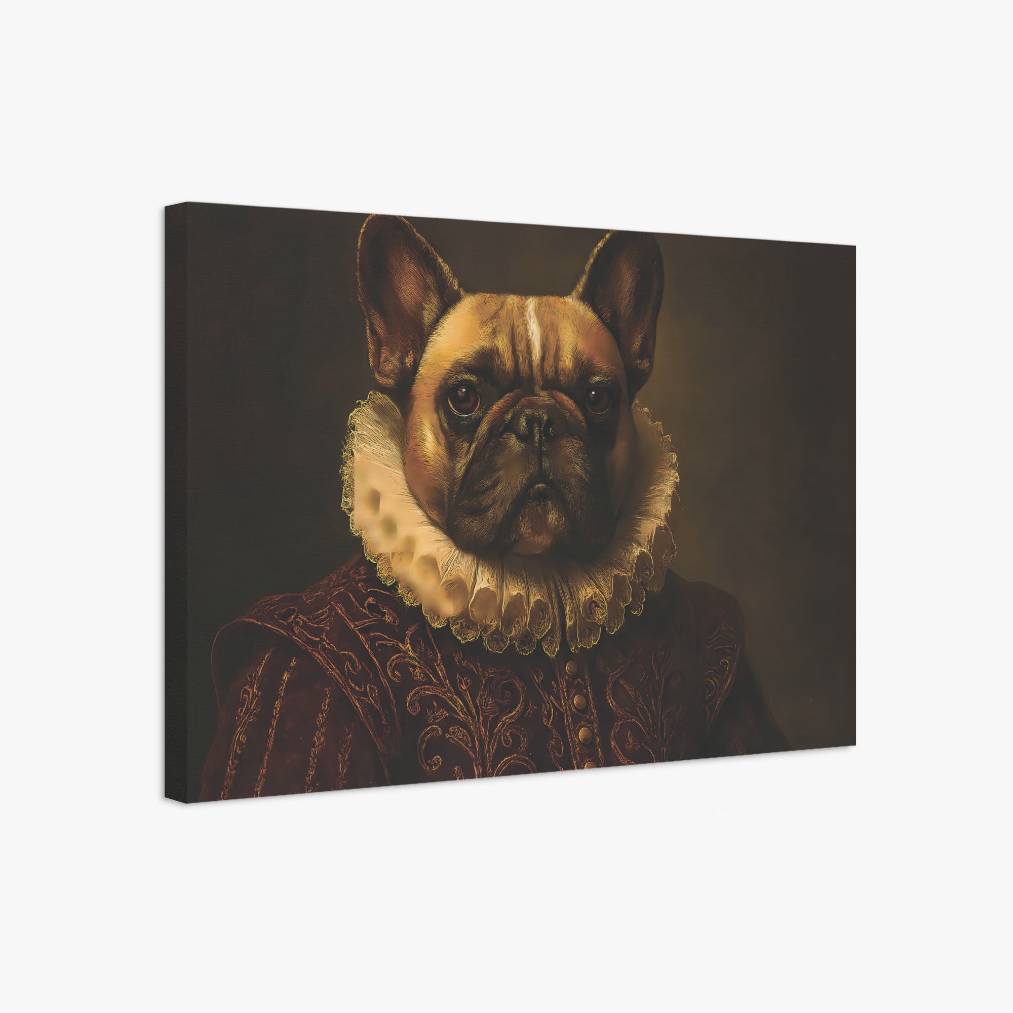French Bulldog Adorable Canvas Wall Art for Pet Culture-fadou
