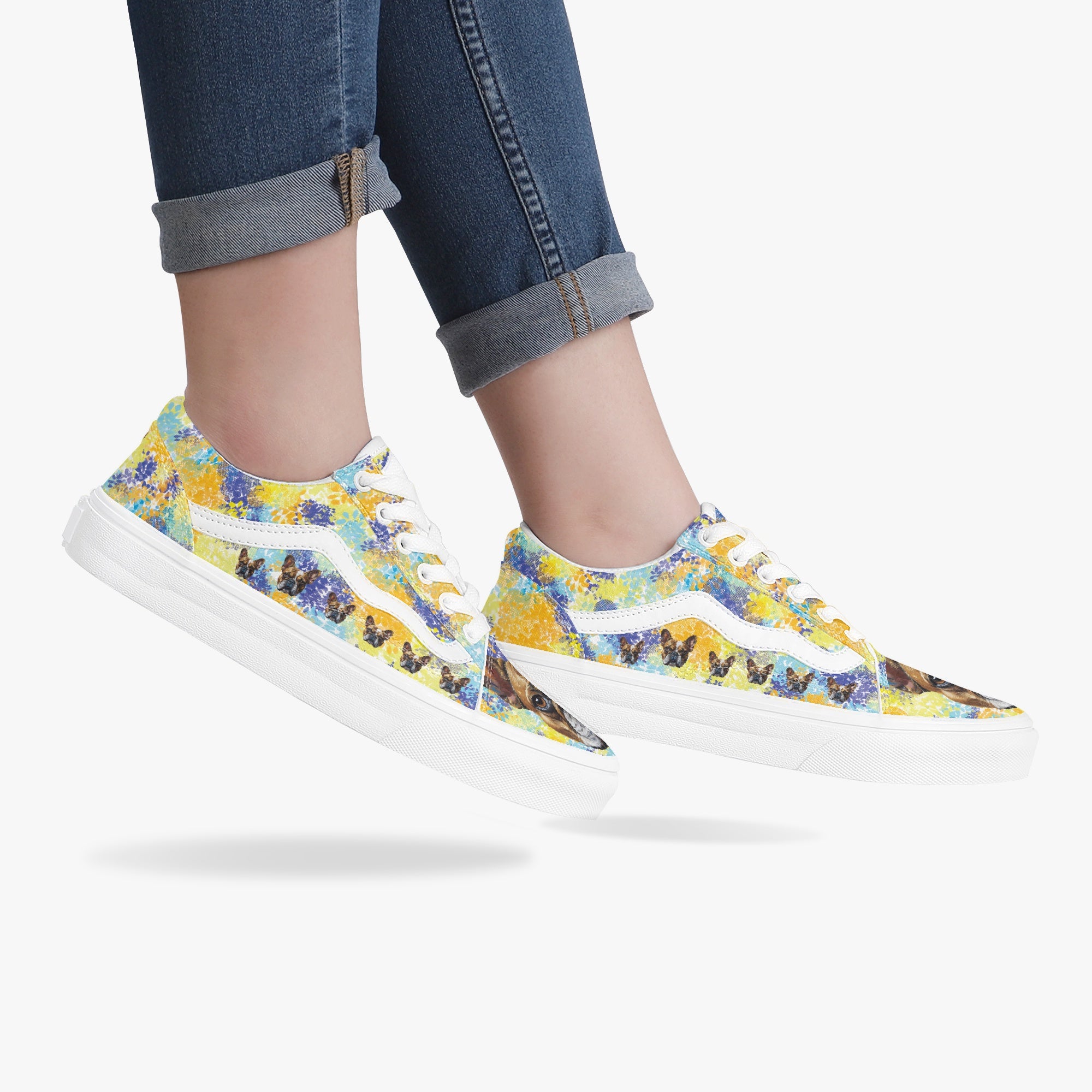 French Bulldog Trendy Casual Footwear for Bulldog Owners-fadou