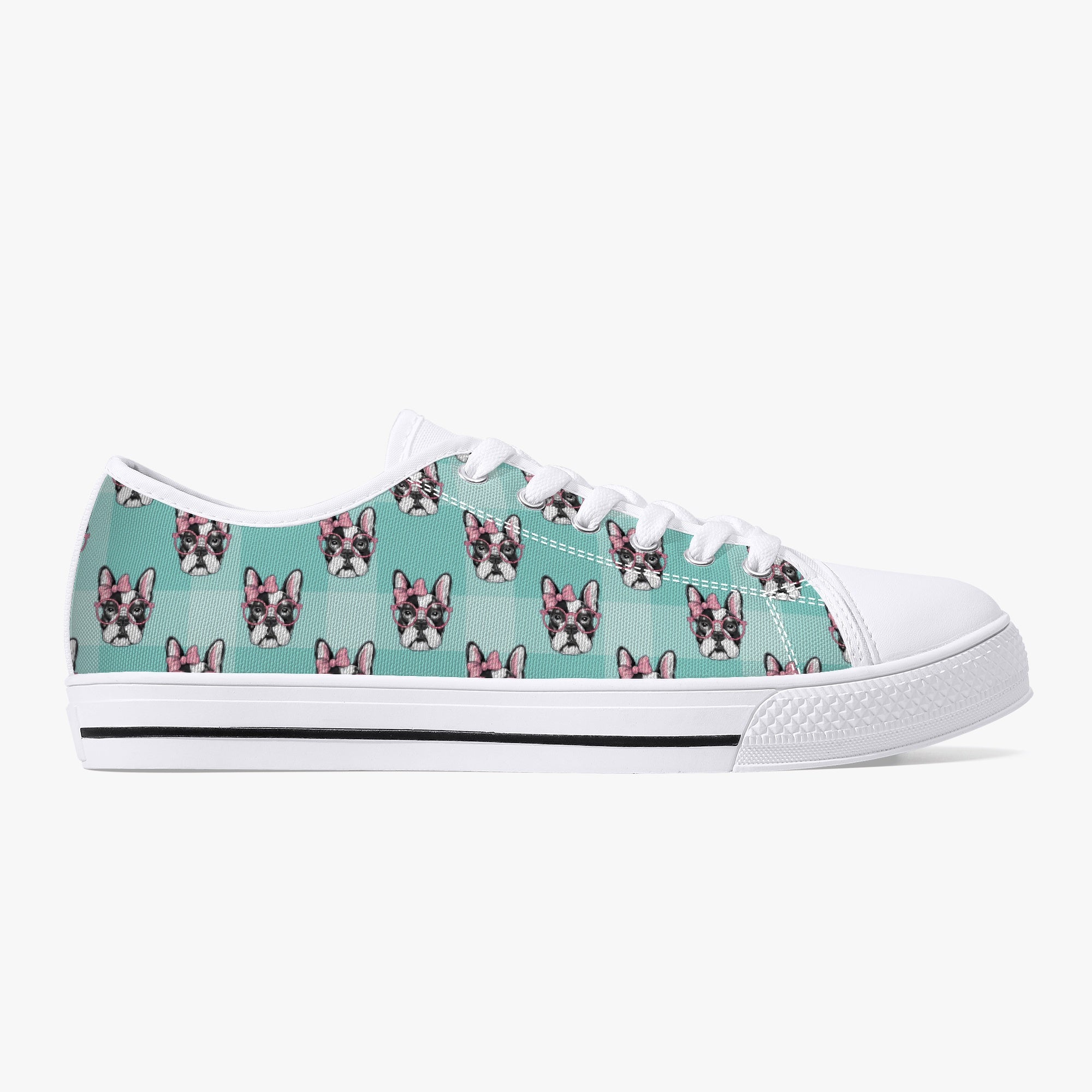 French Bulldog Casual Footwear for Frenchie Enthusiasts-fadou