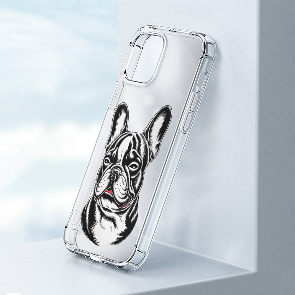 French Bulldog Silicone Slim Phone Shell for Everyday Wear-fadou
