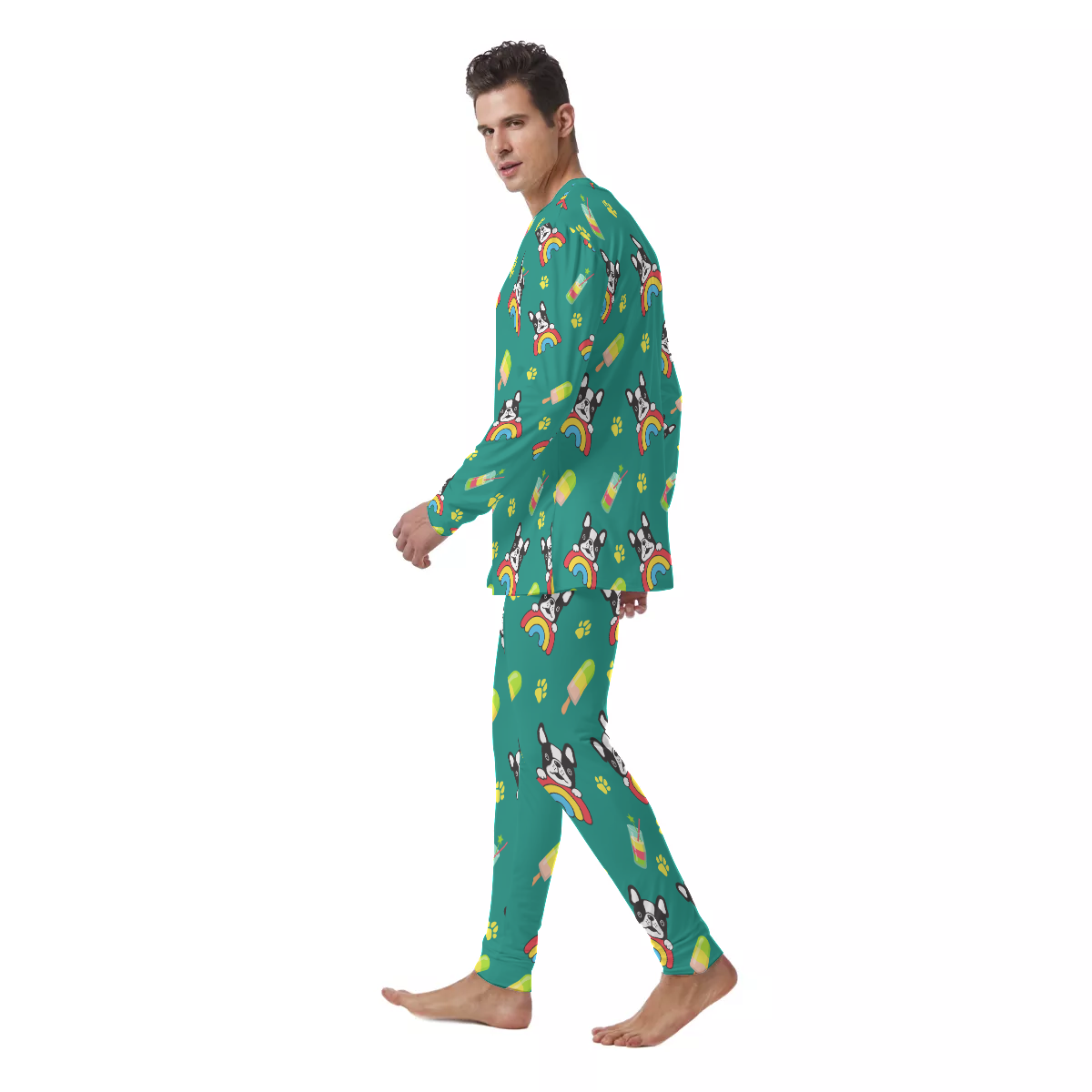 OSCAR French Bulldog Loungewear Set for Frenchie Enthusiasts-fadou