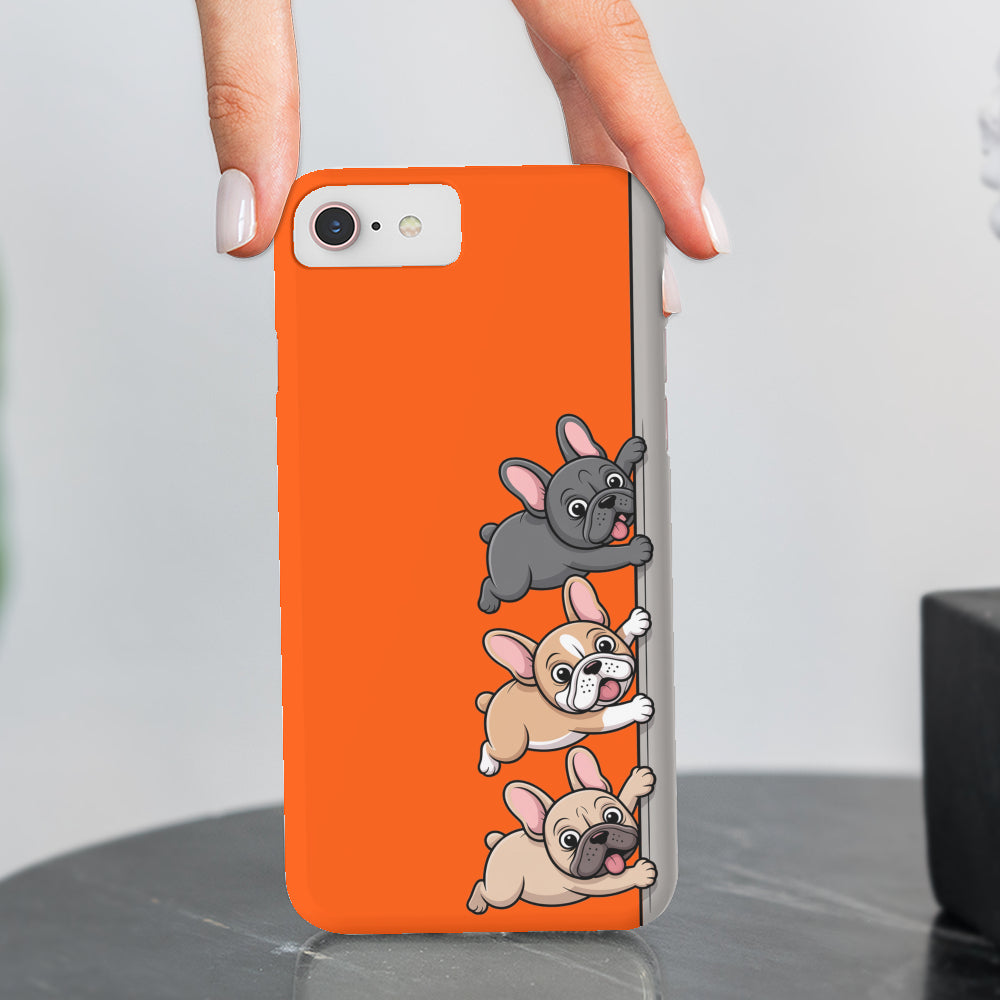 Aspen French Bulldog Slim Phone Shell for Dog Park Days-fadou