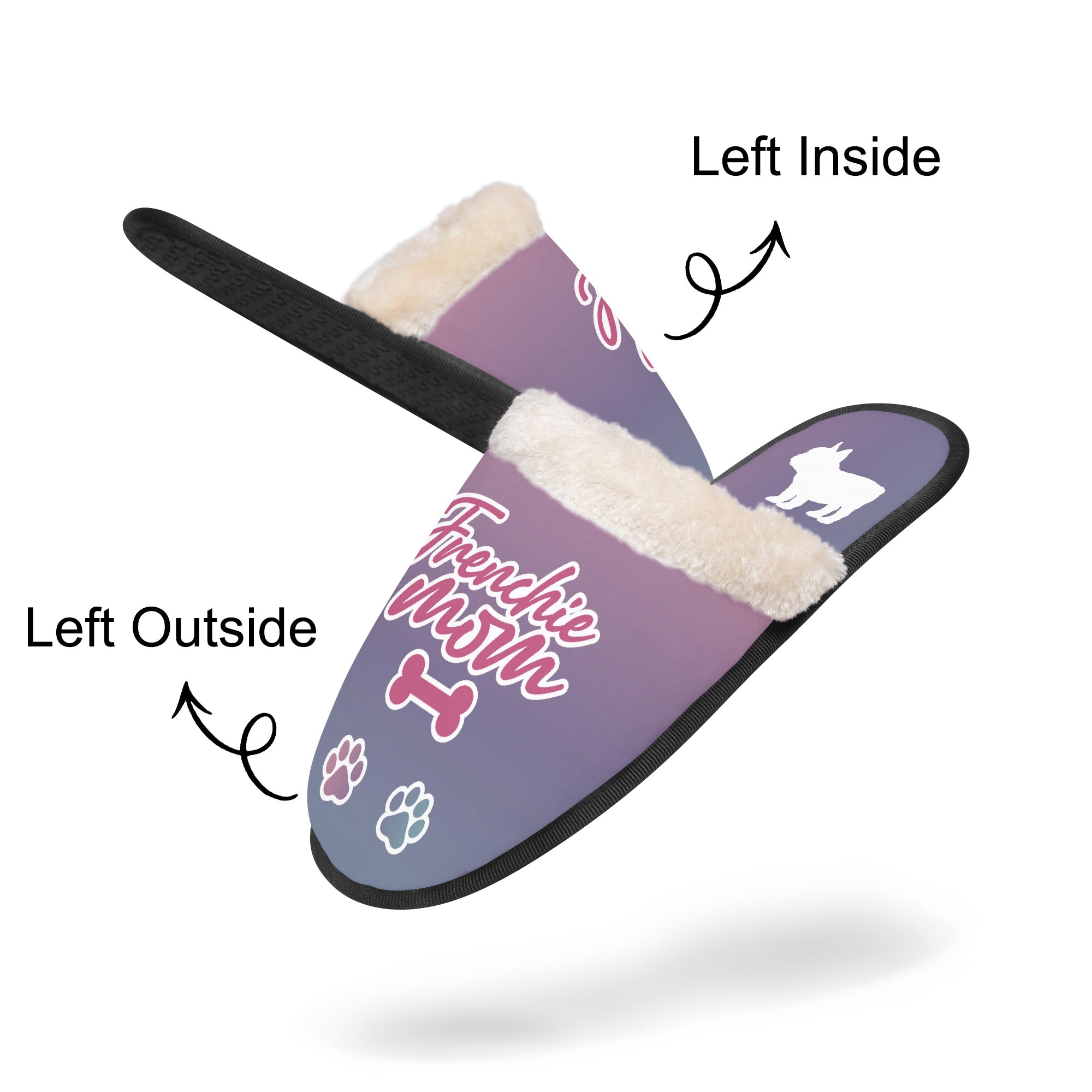 French Bulldog Winter Cozy Slippers for Dog Moms & Dads-fadou