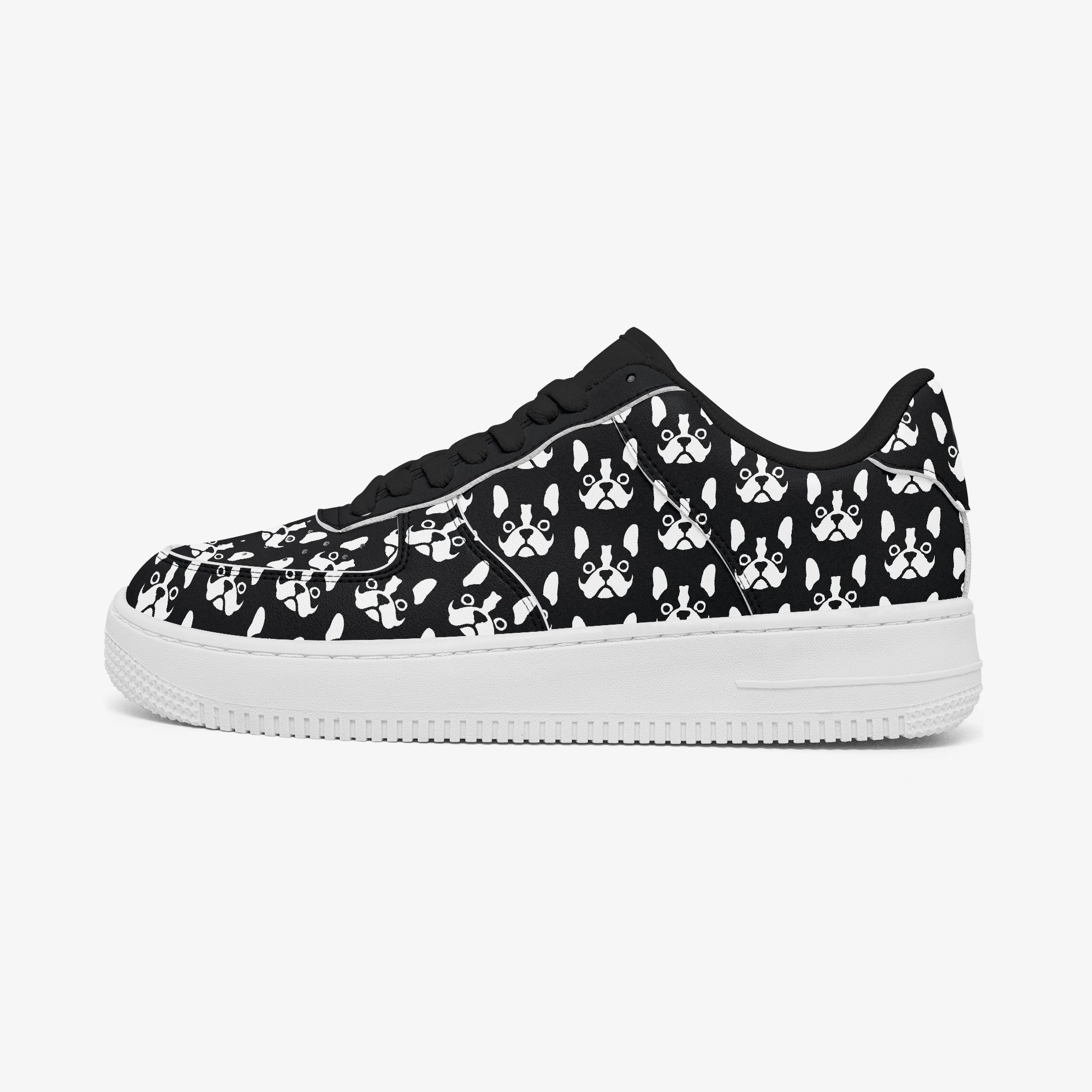 Frenchie Leather Casual Footwear for Frenchie Enthusiasts-fadou