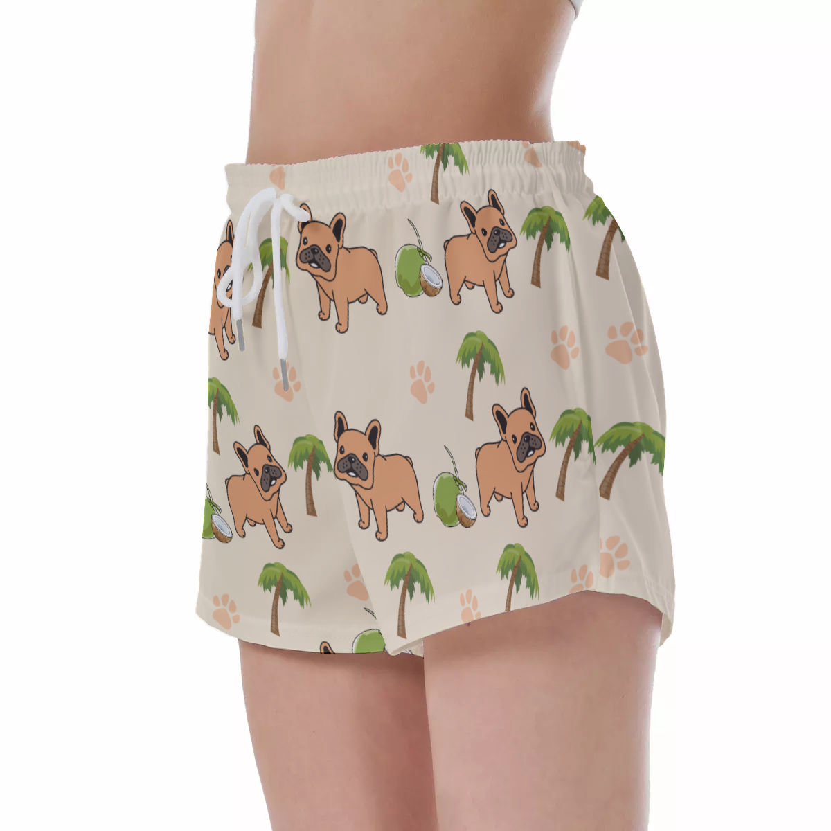 BLUE - Women's Short for French Bulldog Owners and Fans-fadou