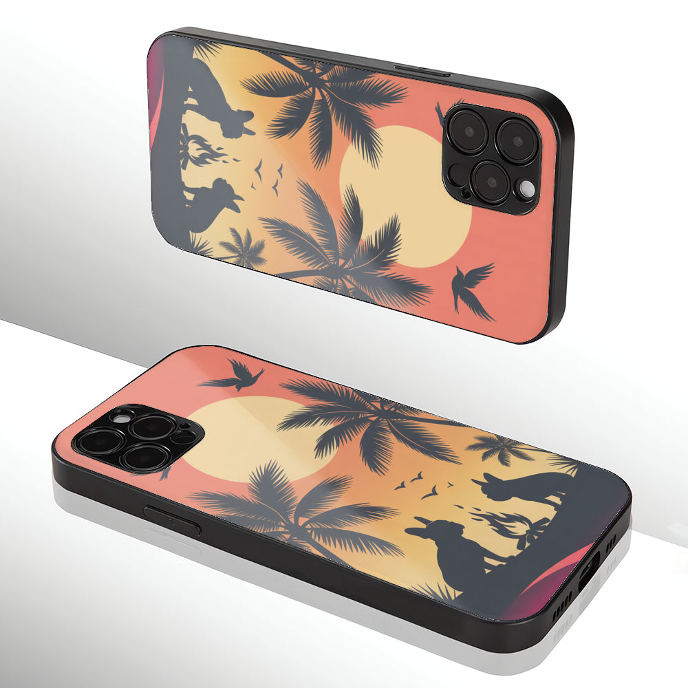 Bandit - Iphone & Samsung Glass Case for Dog Moms & Dads-fadou