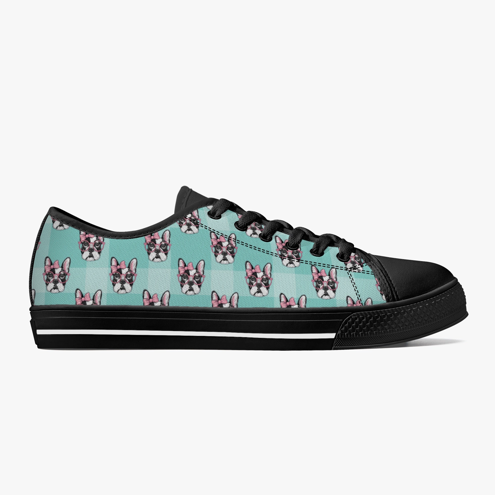 French Bulldog Casual Footwear for Frenchie Enthusiasts-fadou