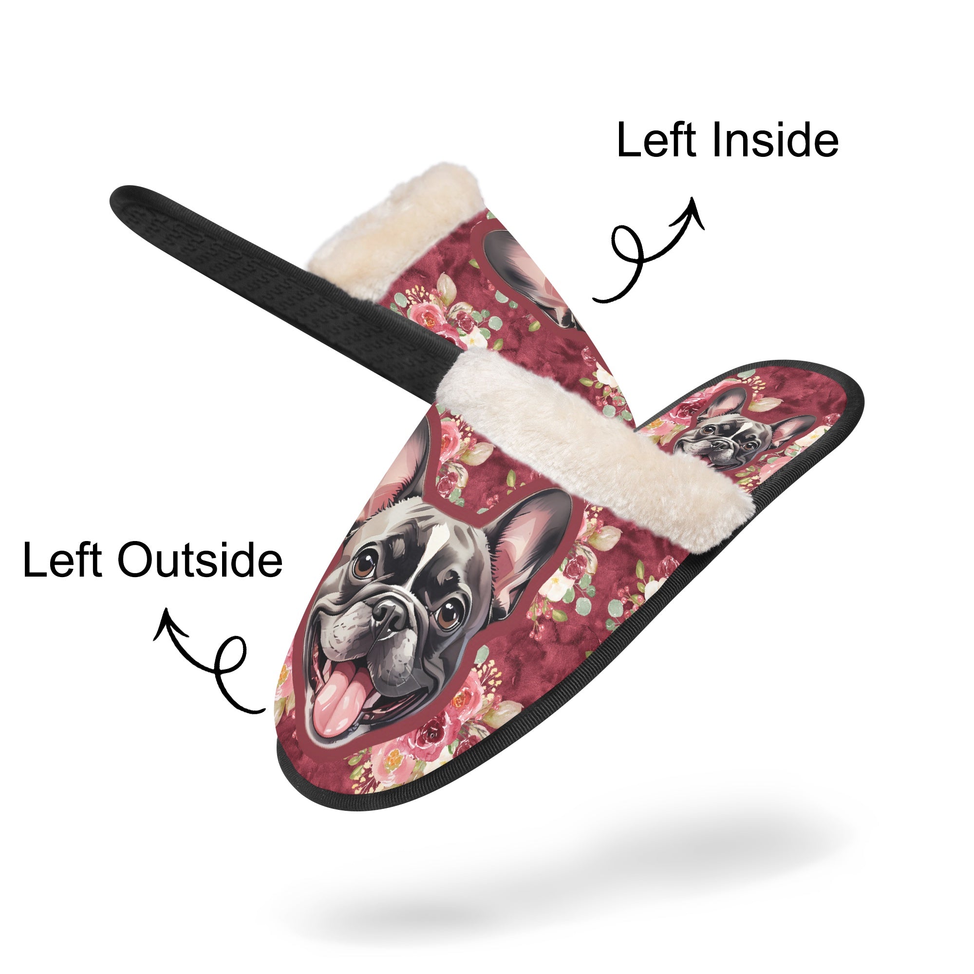 French Bulldog Cozy House Slippers for Frenchie Enthusiasts-fadou