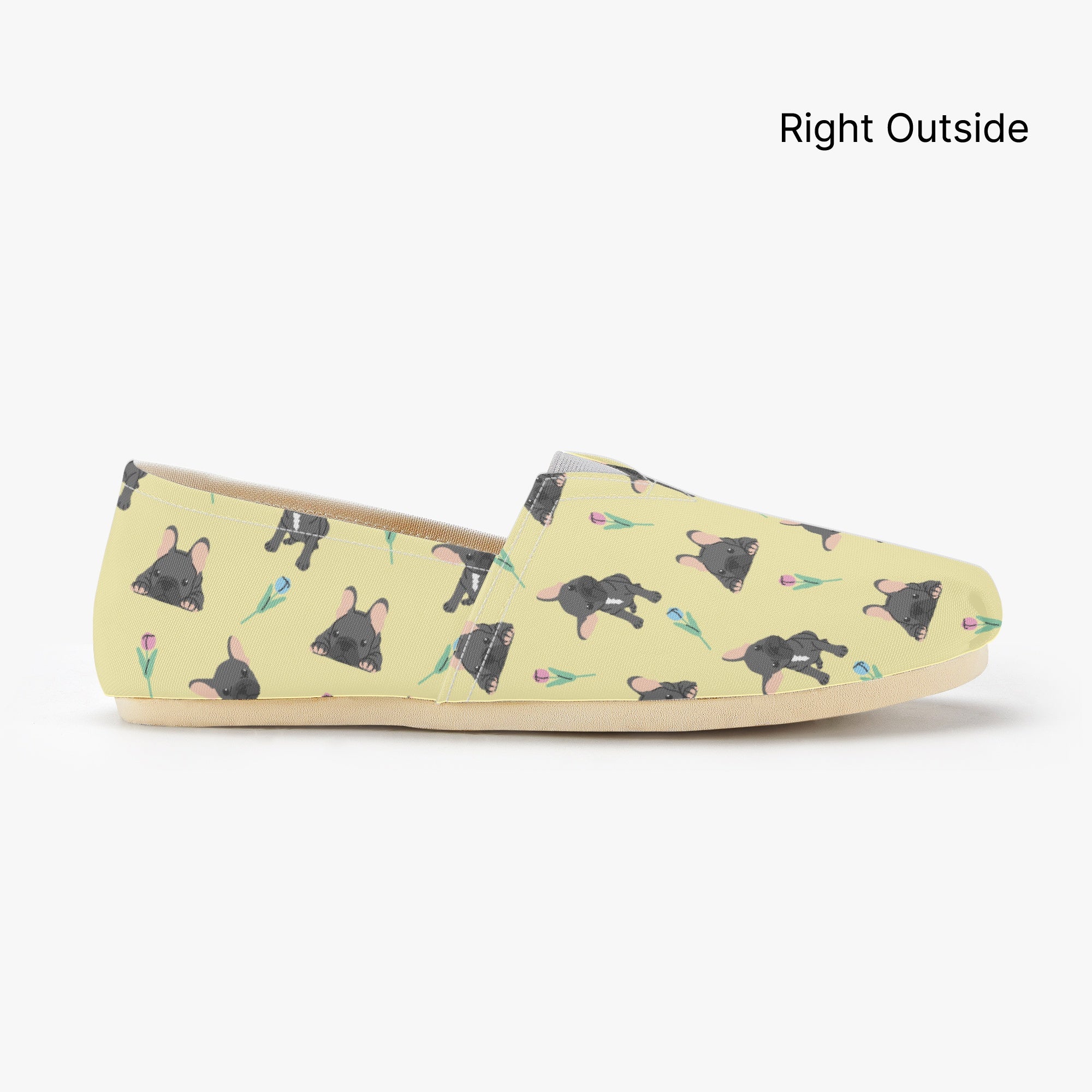 French Bulldog Casual Classic Sneakers for Everyday Wear-fadou