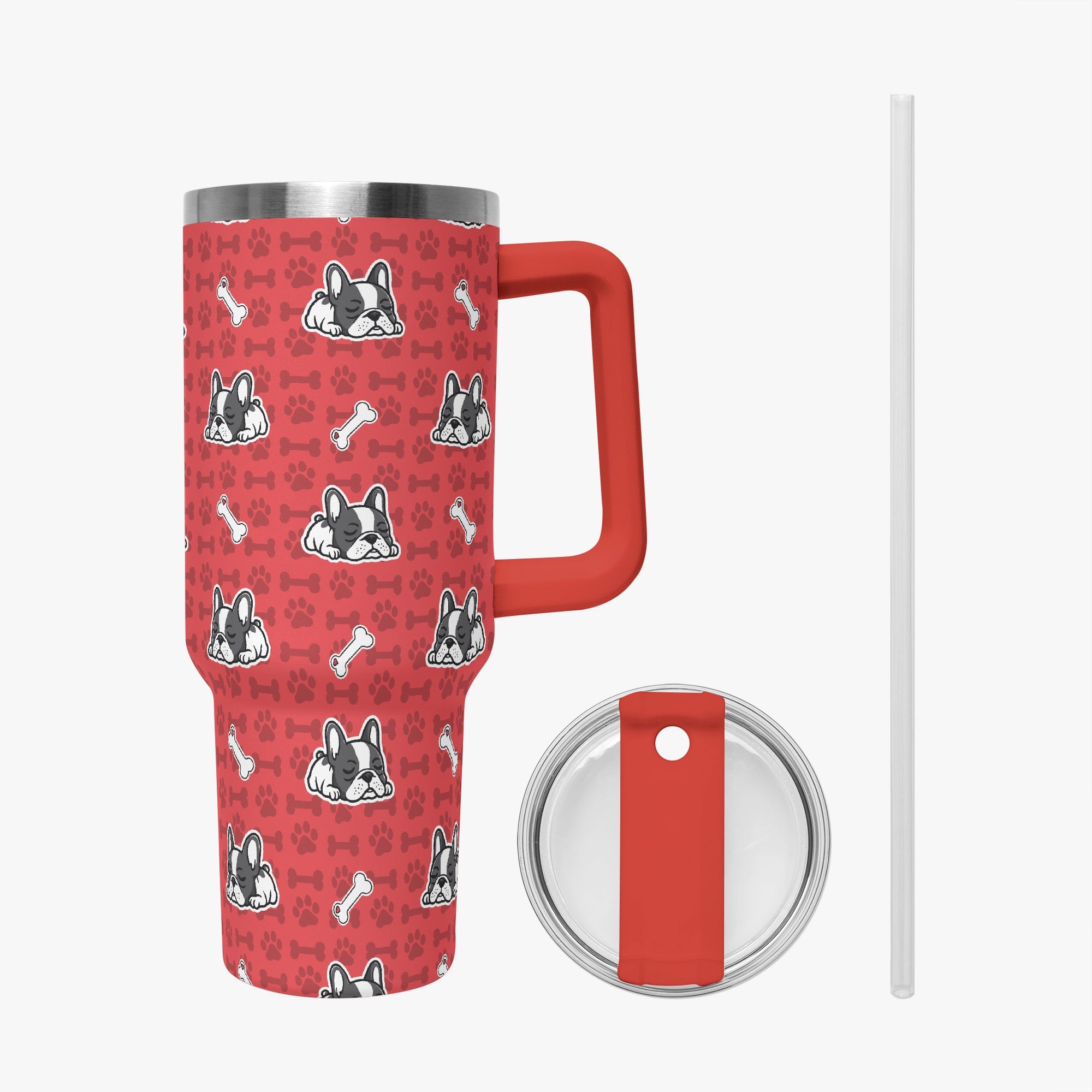Remy French Bulldog On-The-Go Cup for Frenchie Enthusiasts-fadou