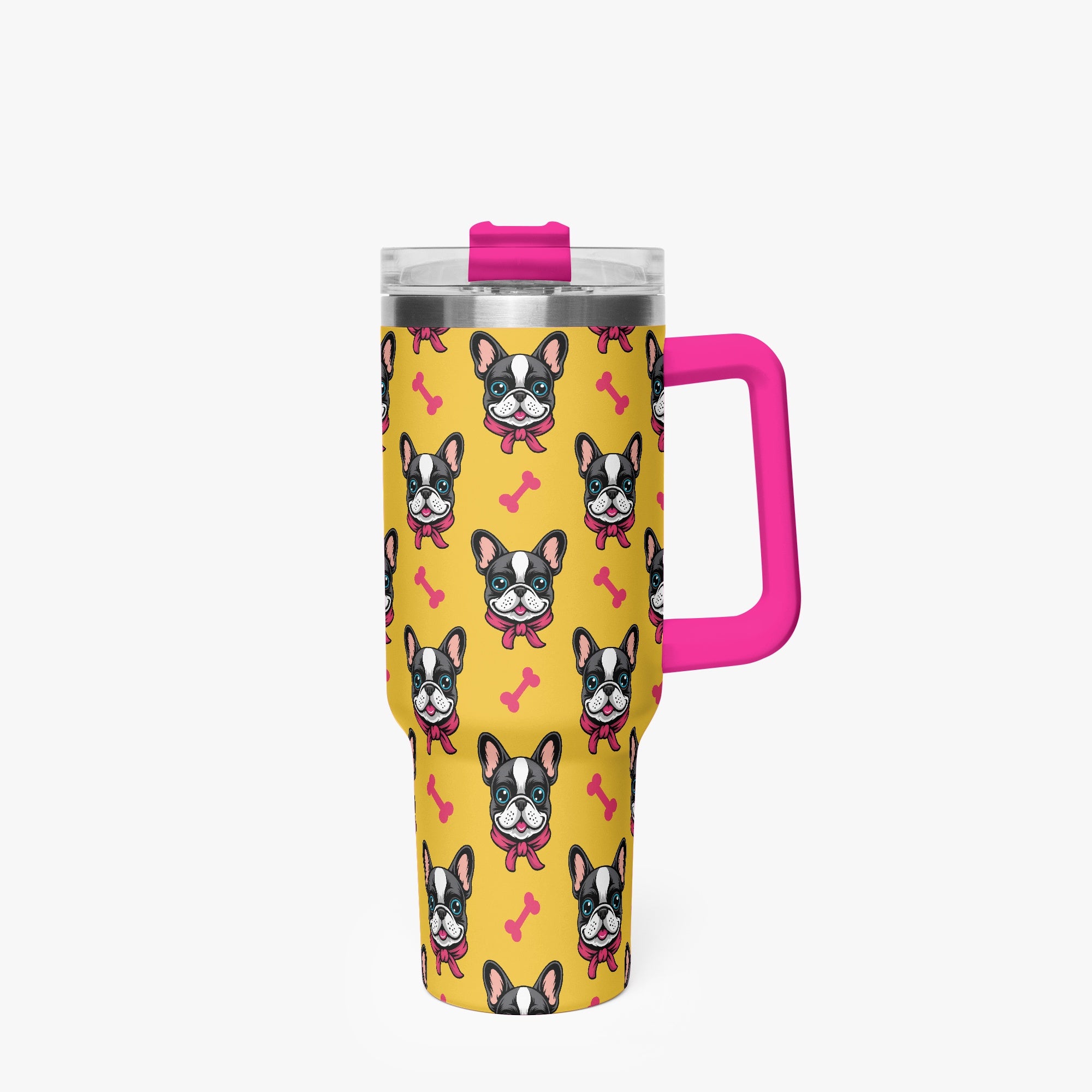 French Bulldog Stainless Tumbler for Frenchie Enthusiasts-fadou