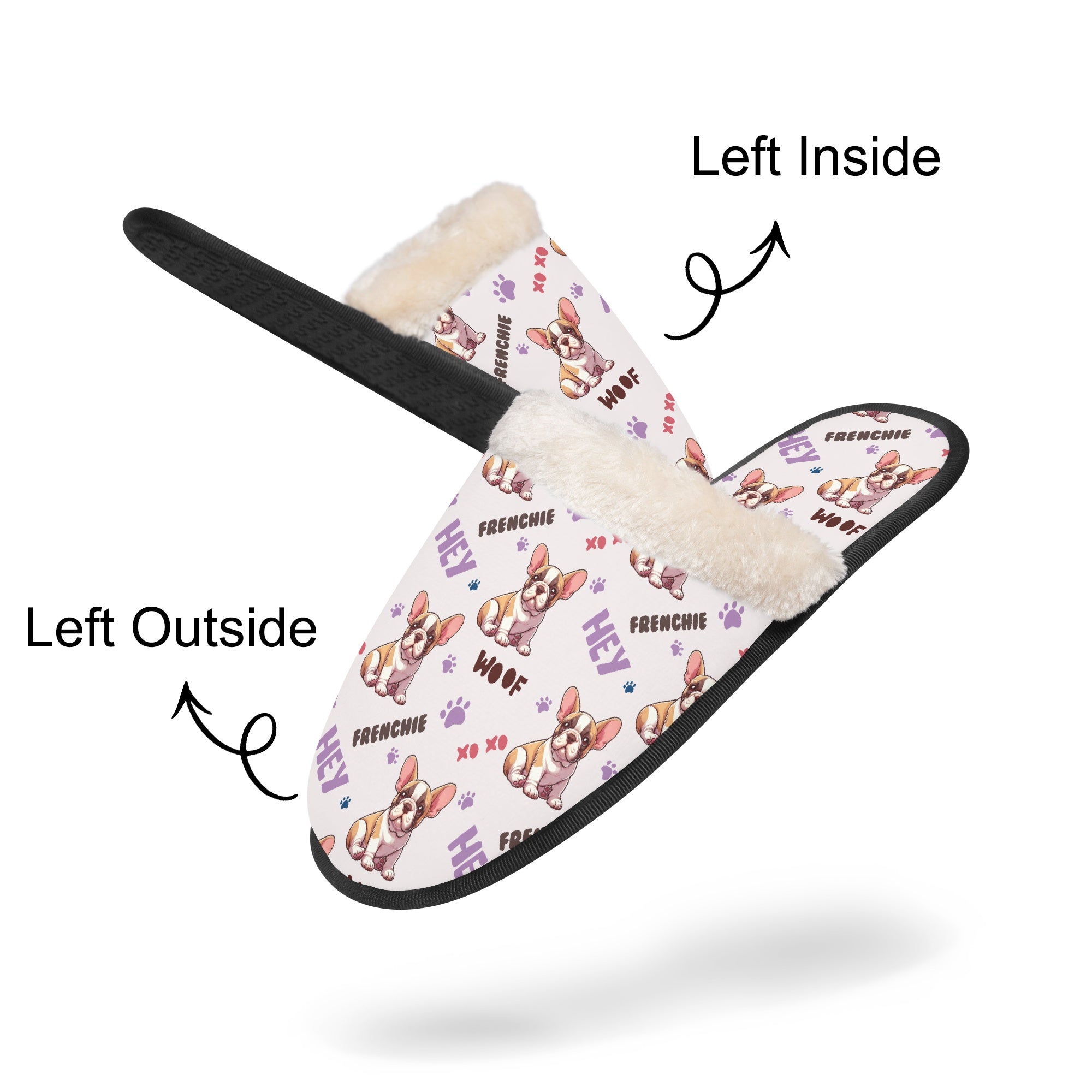 Frenchie Cozy Soft House Shoes for Frenchie Enthusiasts-fadou