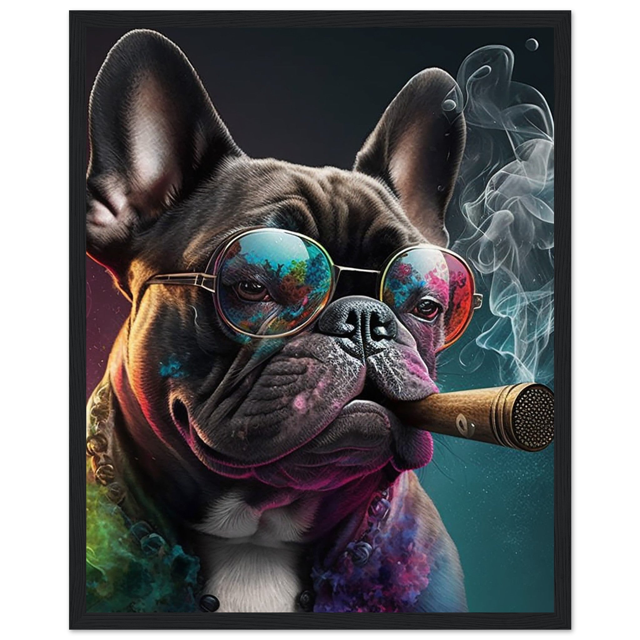 Frenchie Premium Decorative Canvas for Frenchie Enthusiasts-fadou