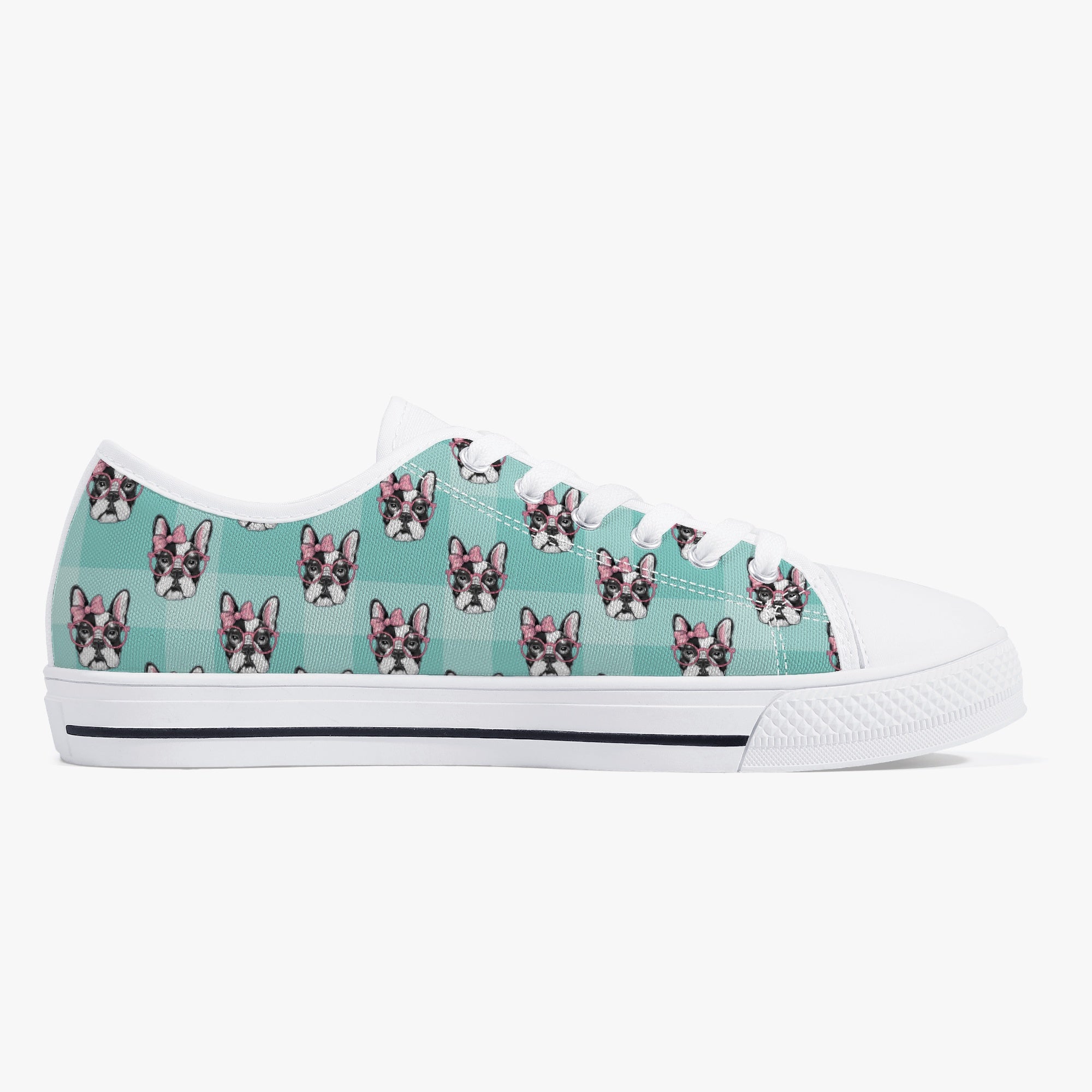 French Bulldog Casual Footwear for Frenchie Enthusiasts-fadou