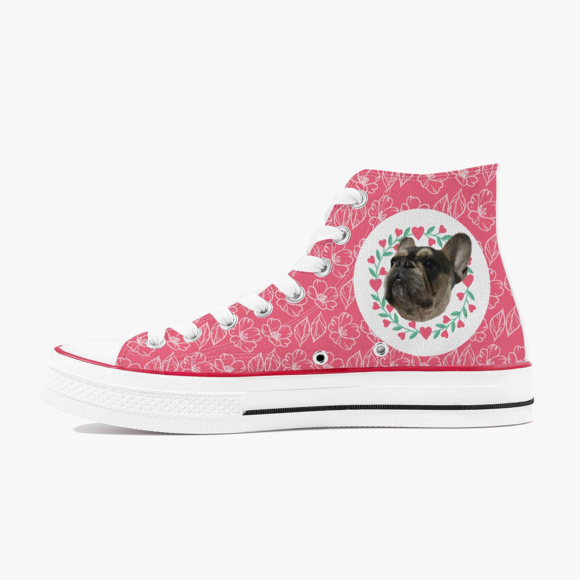 High-Top Personalized Classic Sneakers for Dog Park Days-fadou