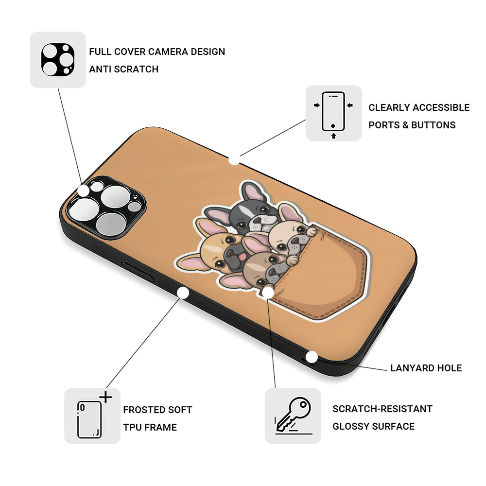 Riley - Luminous Phone Case for Frenchie Fans Everywhere-fadou