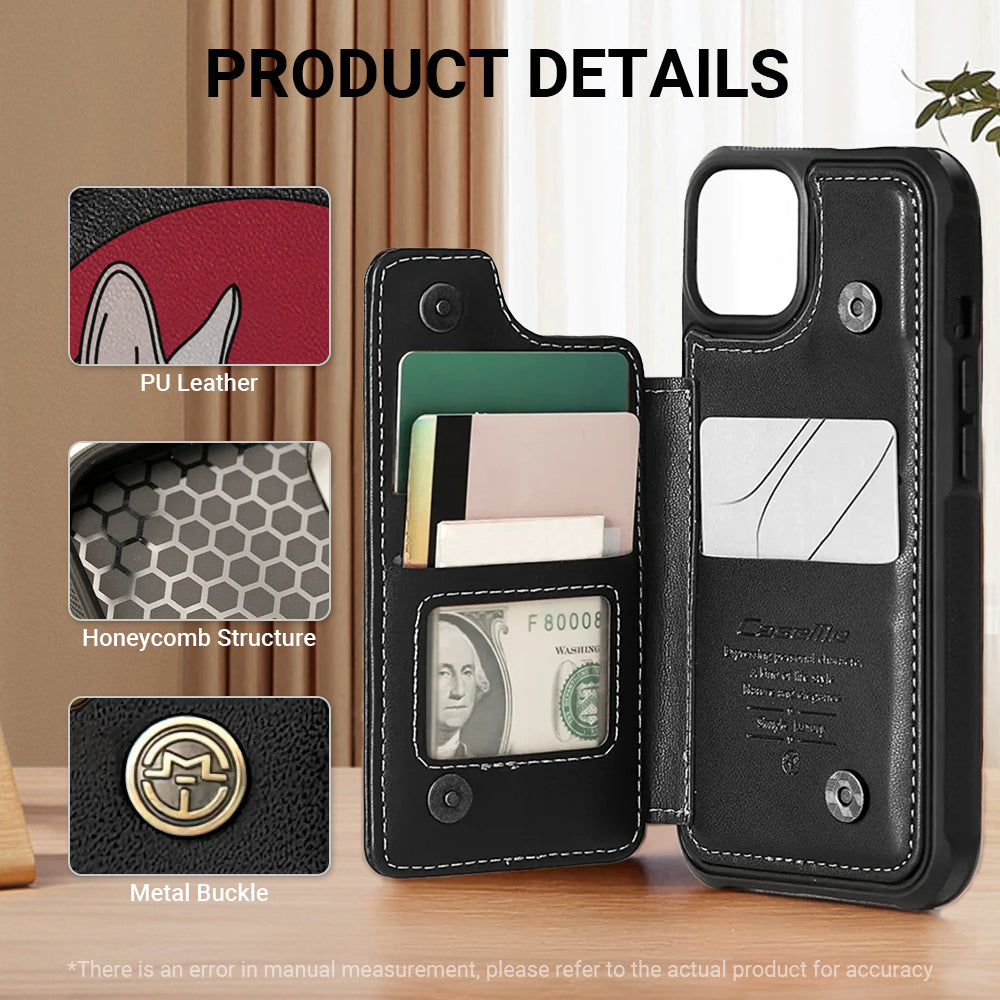 Gunther Leather Leather Wallet for Frenchie Enthusiasts-fadou
