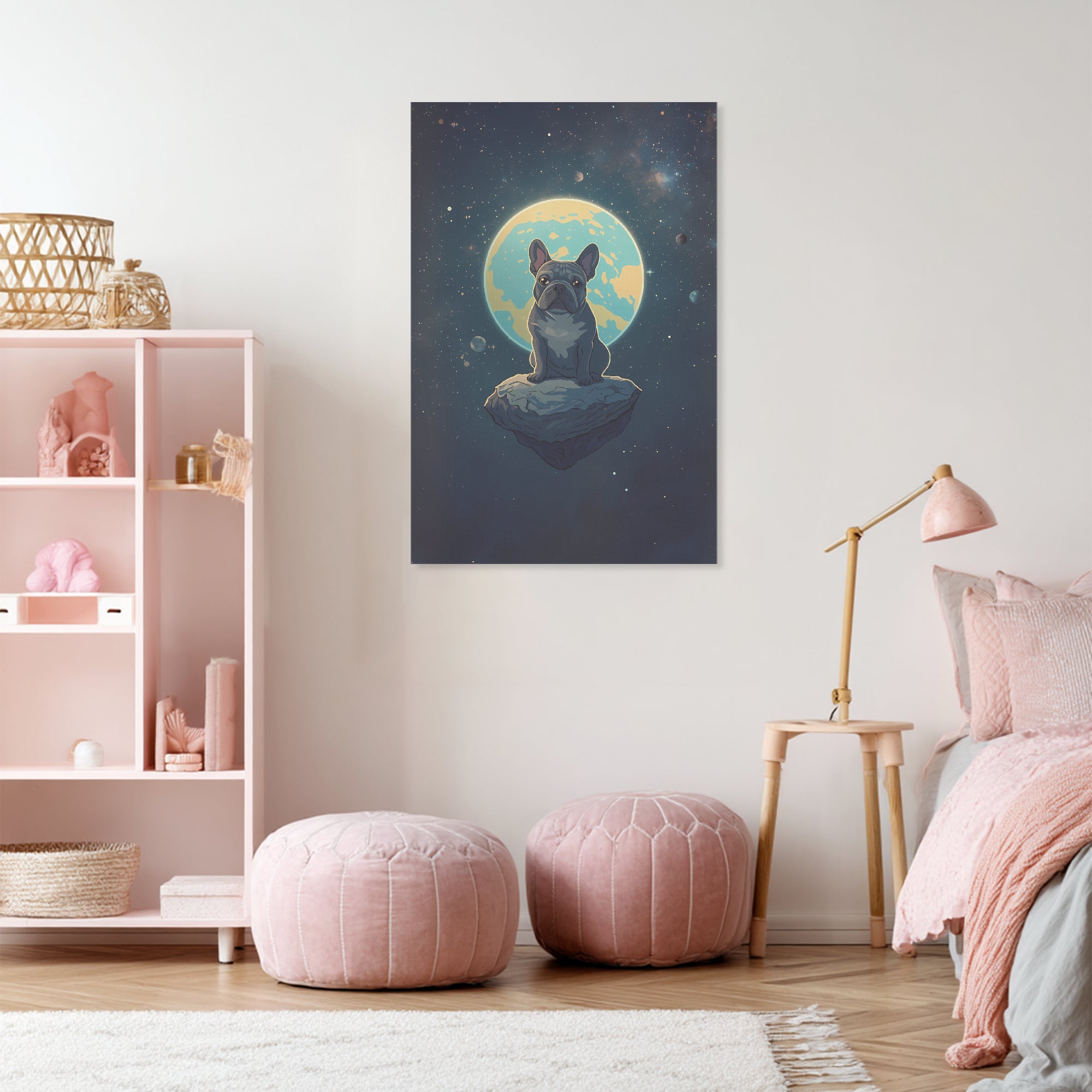 Princess - Vertical Canvas Painting for Dog Moms & Dads-fadou