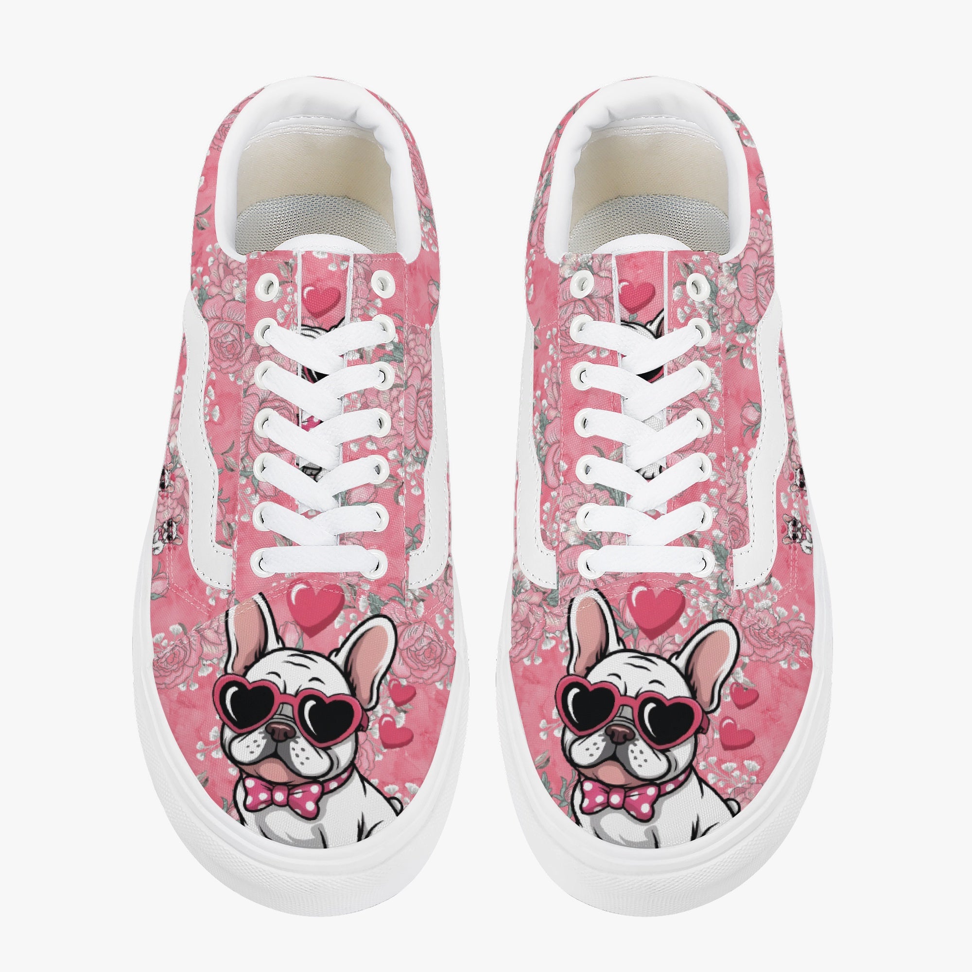 French Bulldog Trendy Casual Footwear for Dog Park Days-fadou