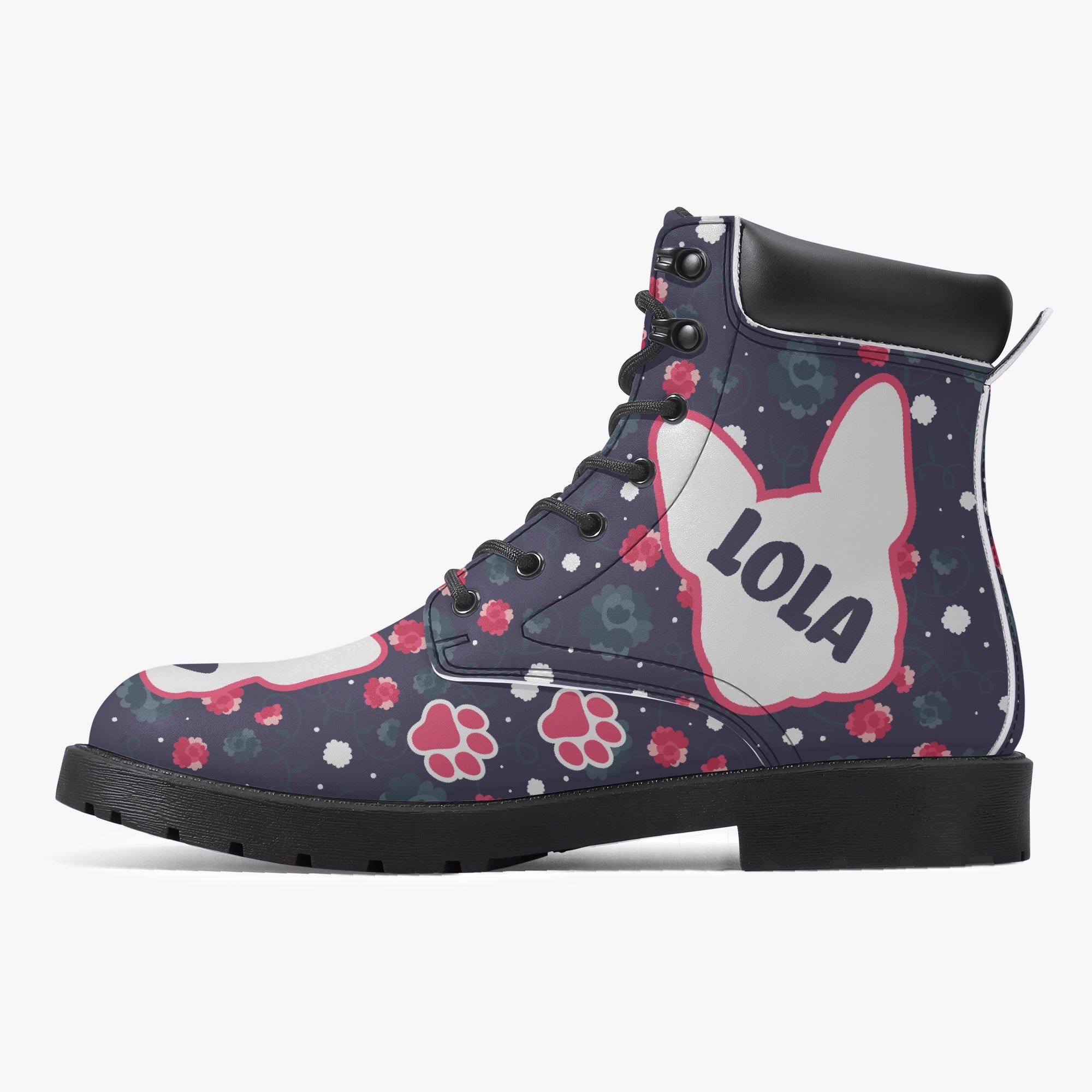 French Bulldog Personalized Fashion Boots for Frenchie Fans-fadou