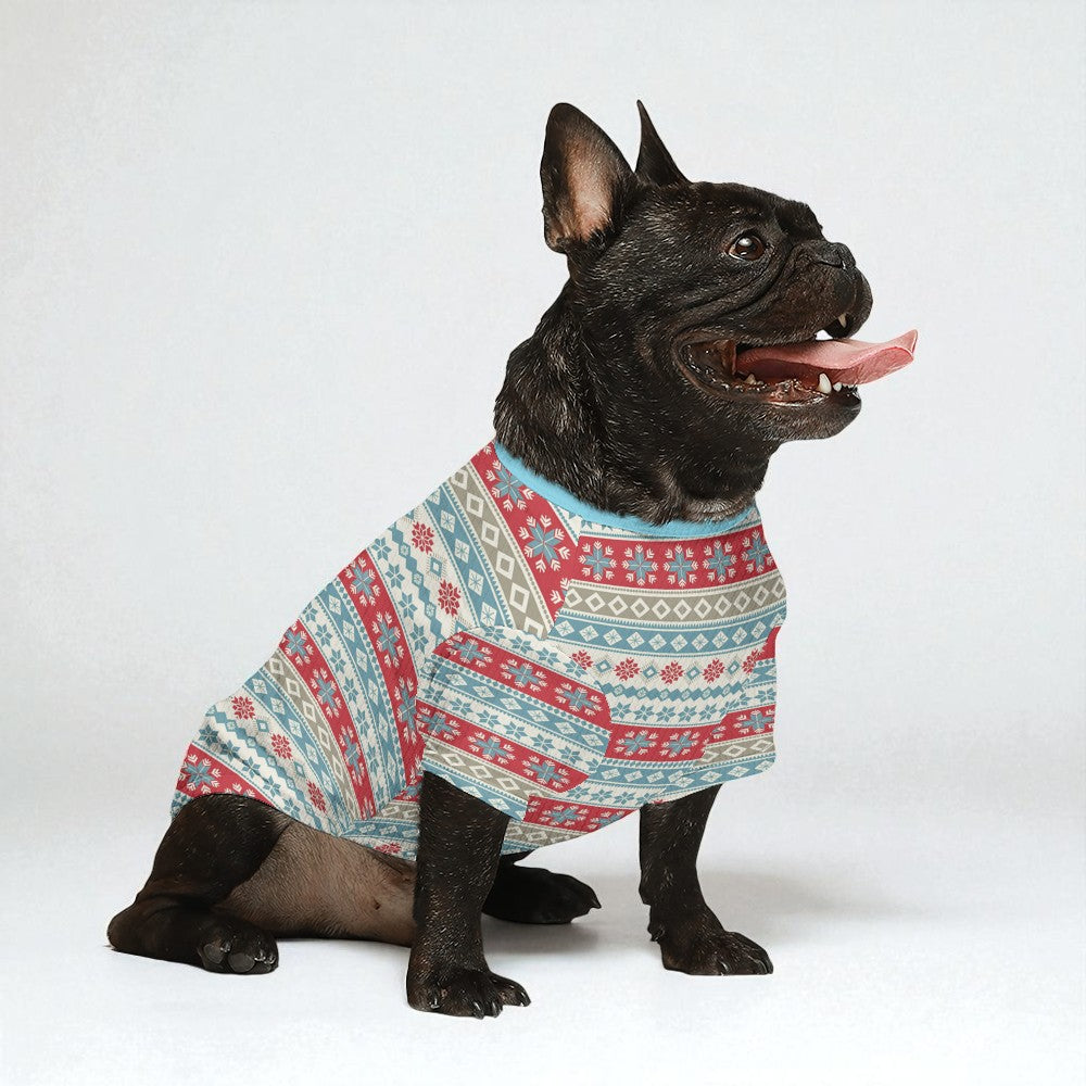 French Bulldog Christmas Warm Knitwear for Brachycephalic Dogs-fadou