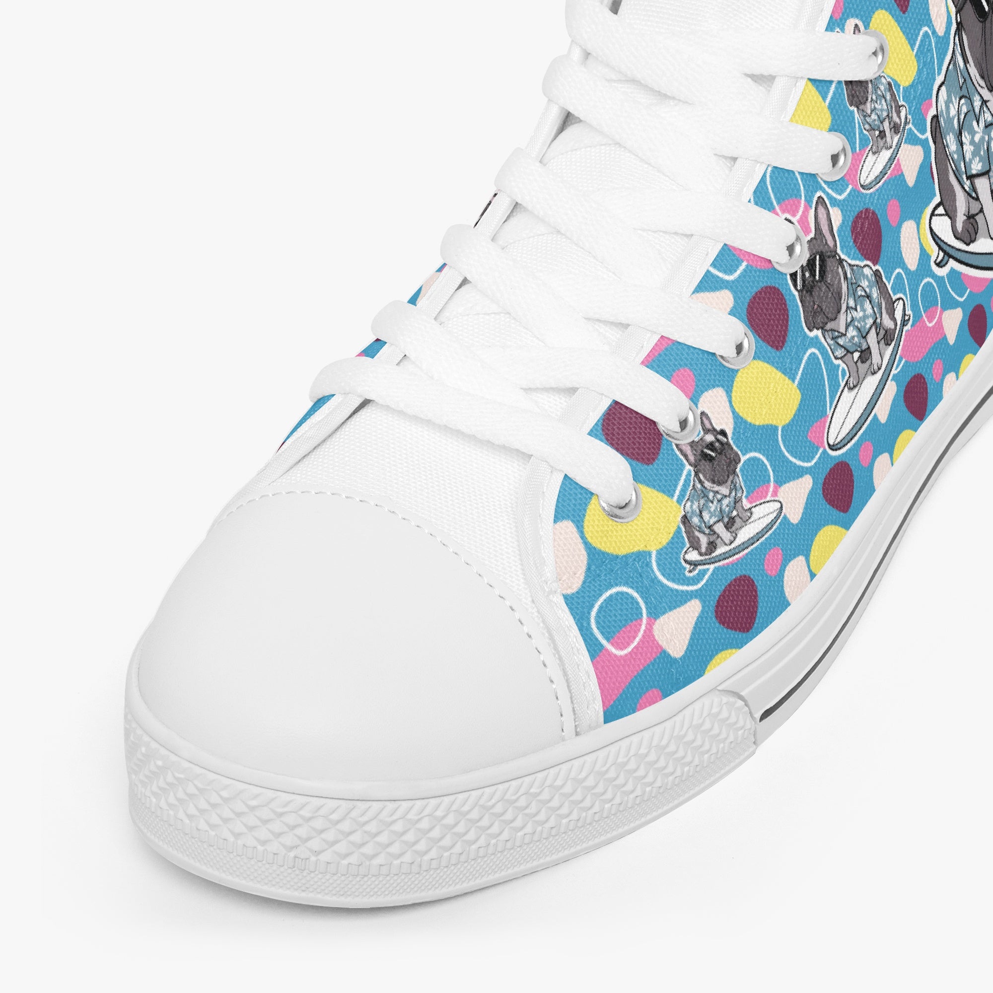French Bulldog Classic Casual Footwear for Frenchie Enthusiasts-fadou
