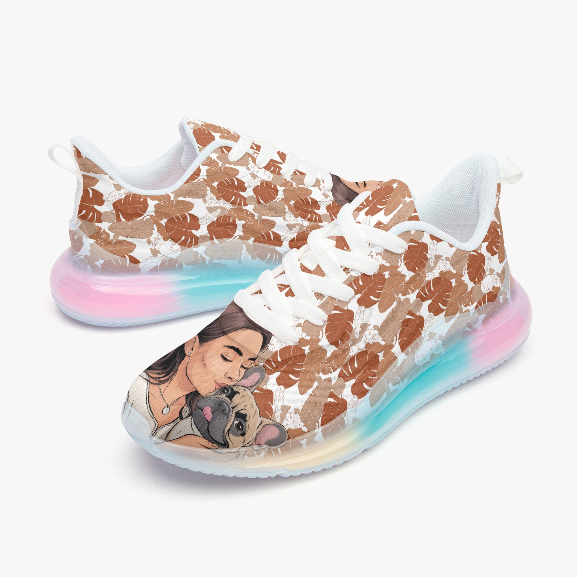 French Bulldog Lightweight High-Top Shoes for Bulldog Owners-fadou