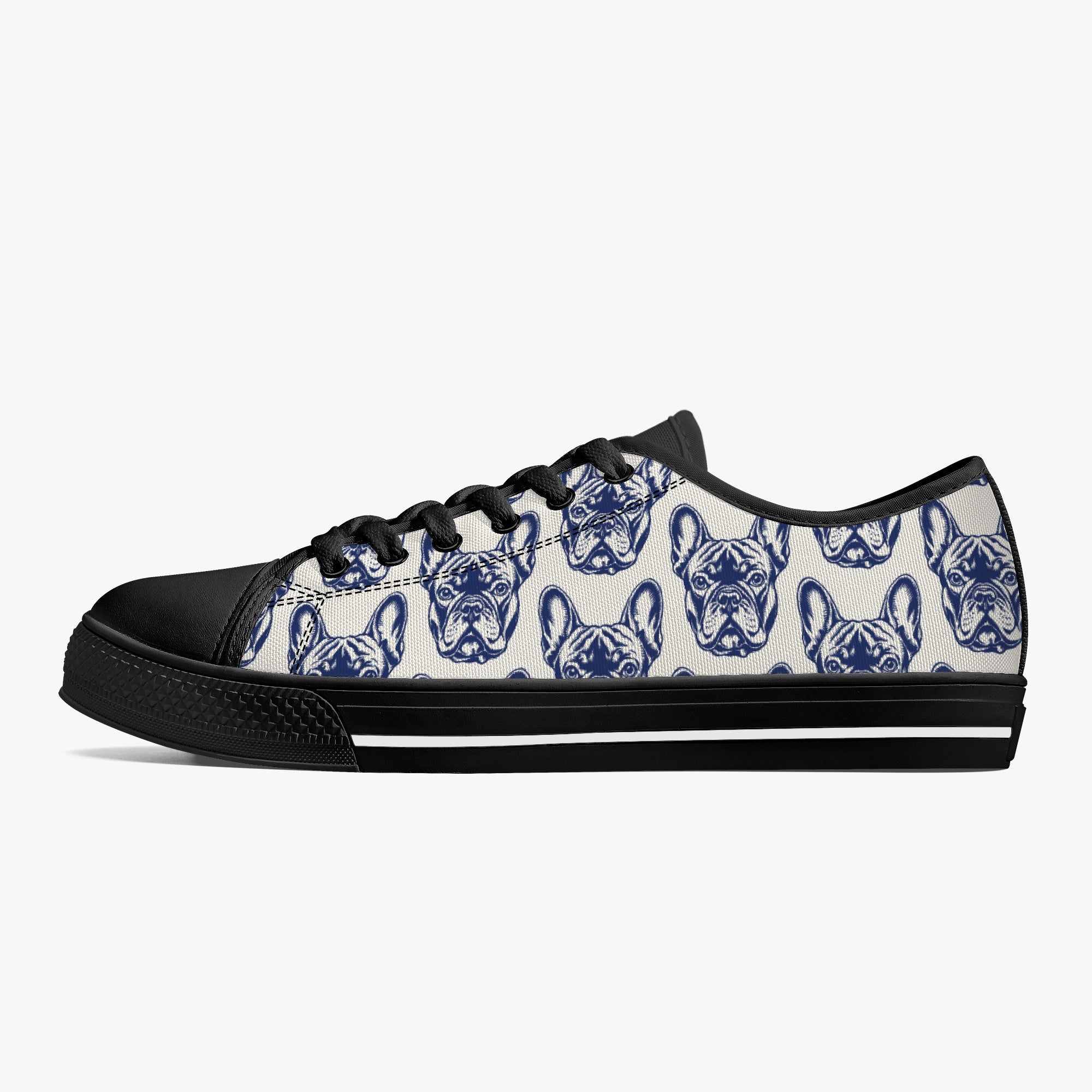 French Bulldog Classic Classic Sneakers for Everyday Wear-fadou