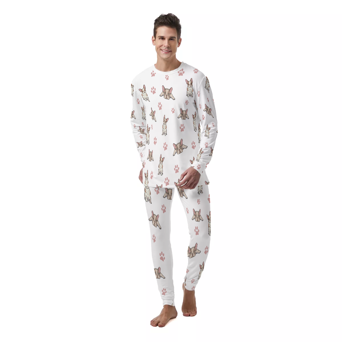 LEO French Bulldog Sleepwear Pajamas for Dog Moms & Dads-fadou