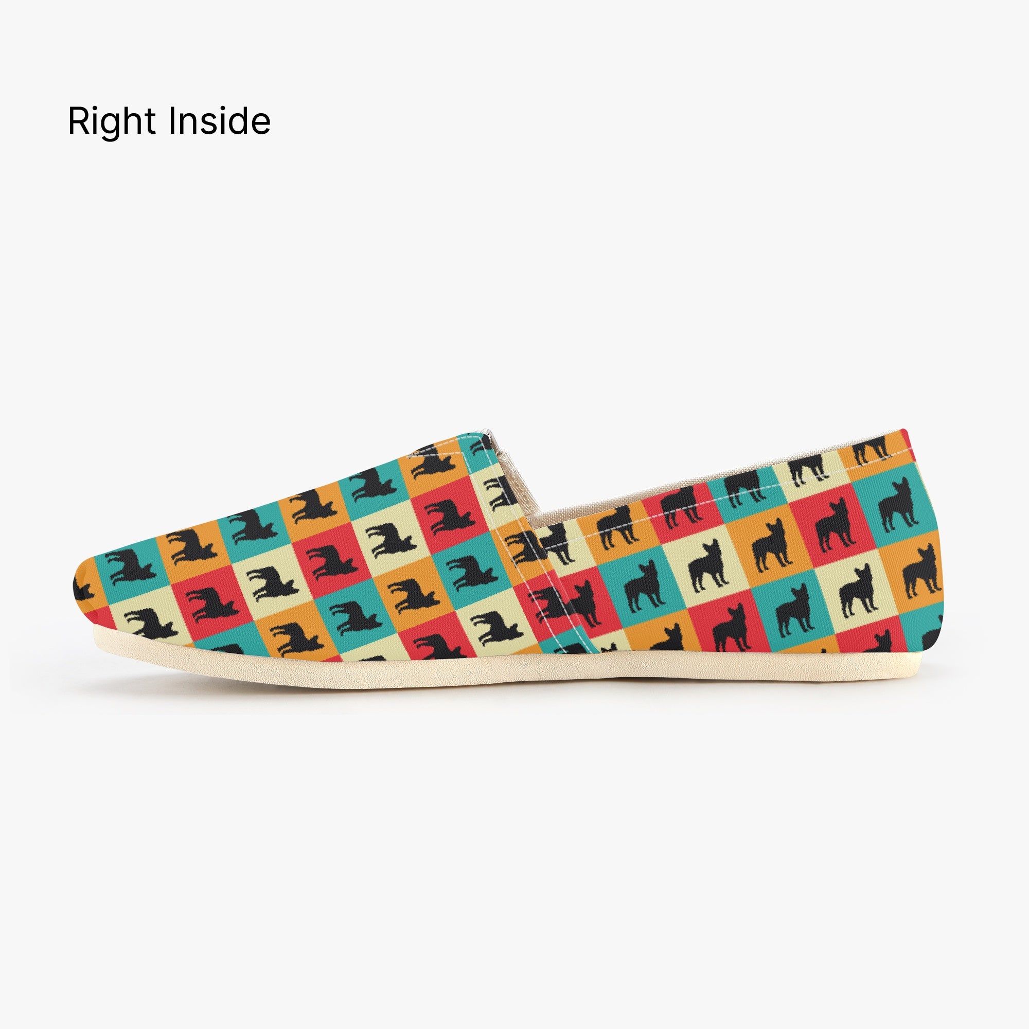 Periwinkle Casual High-Top Shoes for Frenchie Enthusiasts-fadou