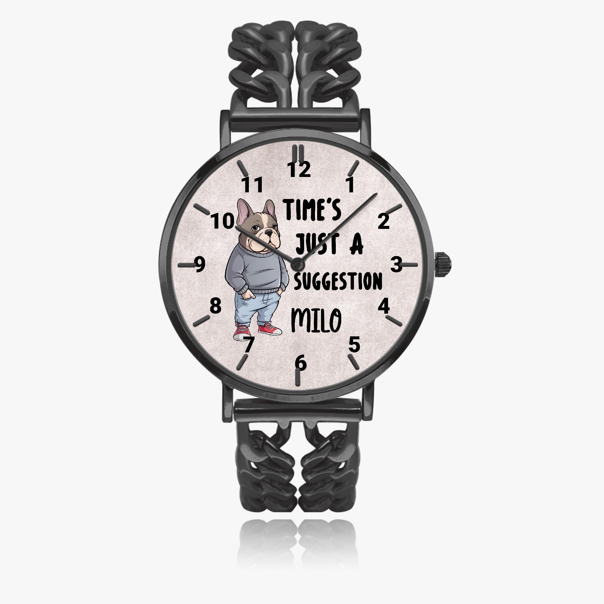 French Bulldog Personalized Fashion Wristwatch for Bulldog Owners-fadou