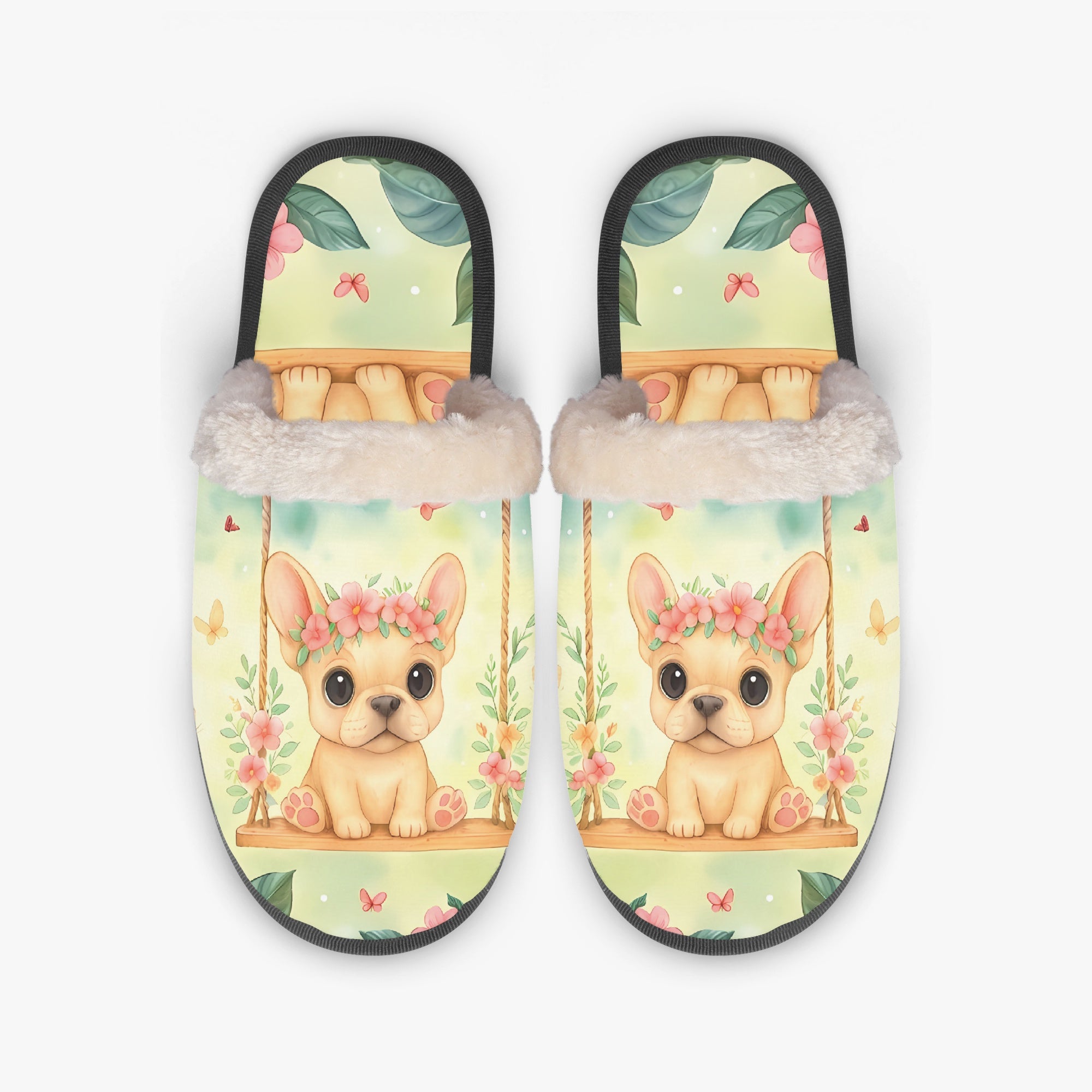 Camilla French Bulldog House Slippers for Dog Park Days-fadou