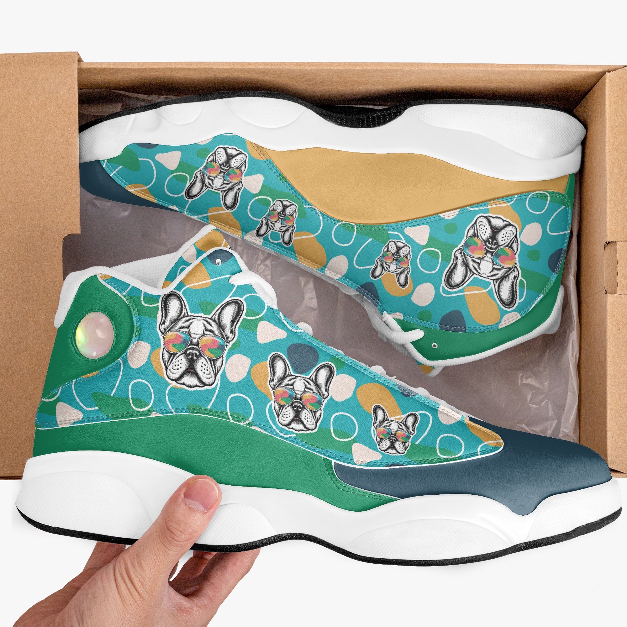 Clementine French Bulldog Casual Footwear for Frenchie Fans-fadou