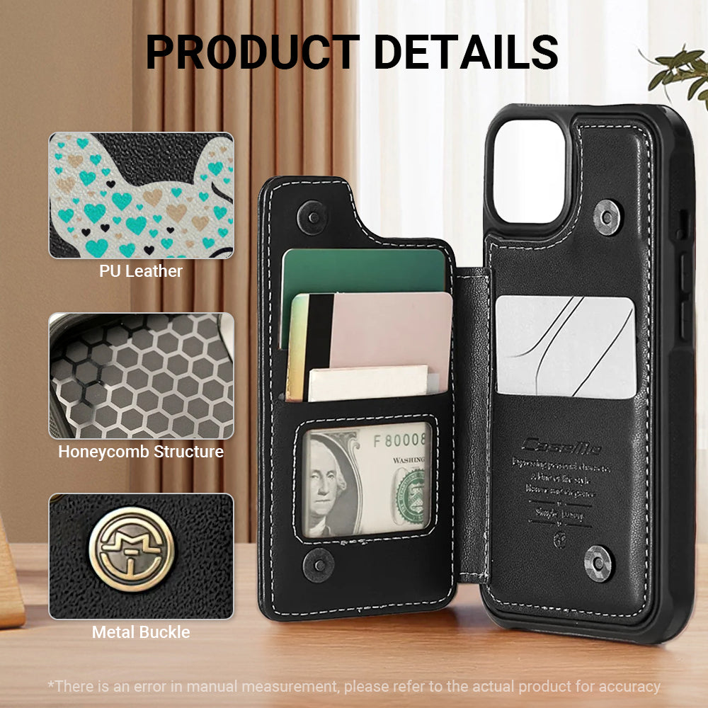Loki - Leather Wallet Case for for Iphone & Samsung for Everyday Wear-fadou