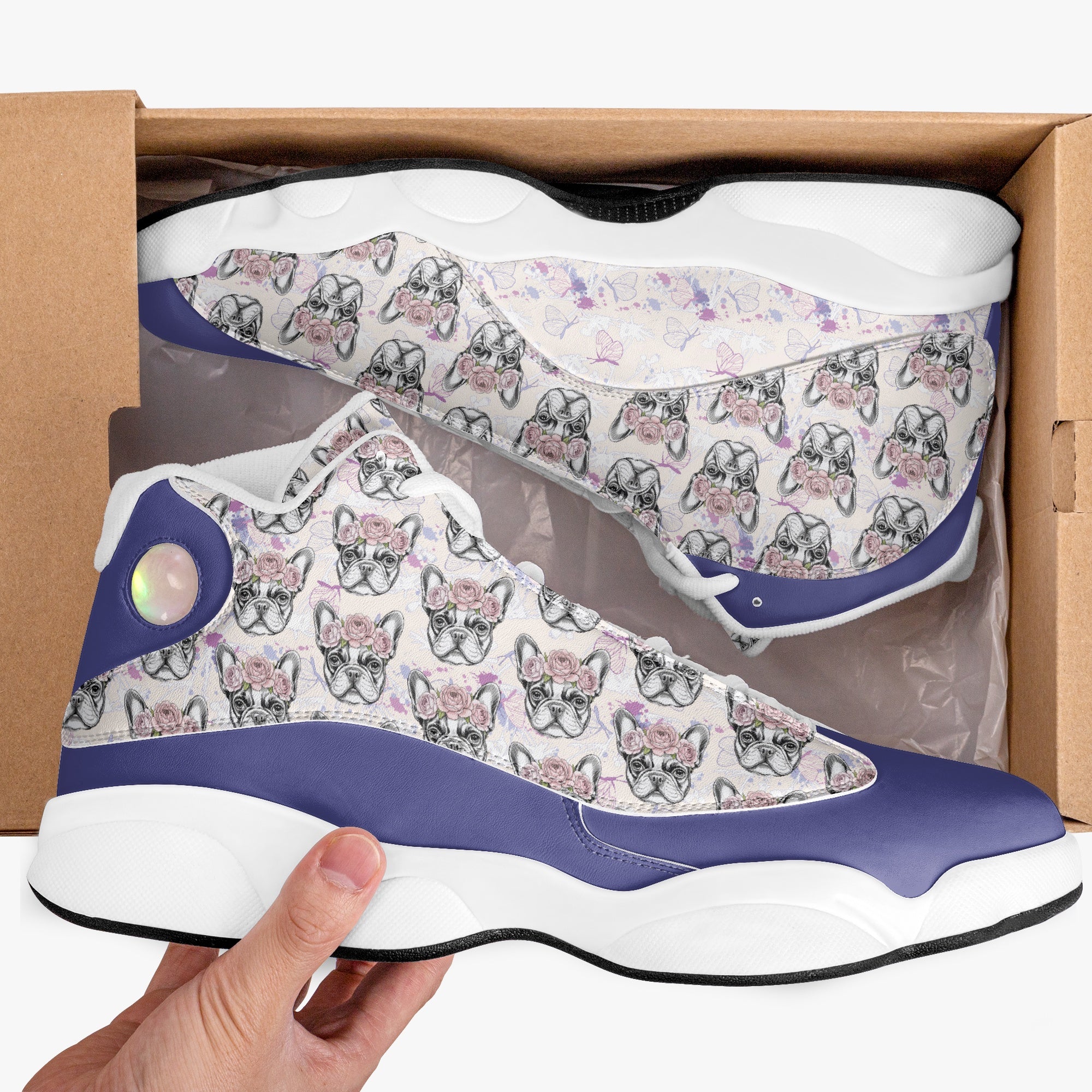 Gnocchi French Bulldog Classic Sneakers for Frenchie Enthusiasts-fadou
