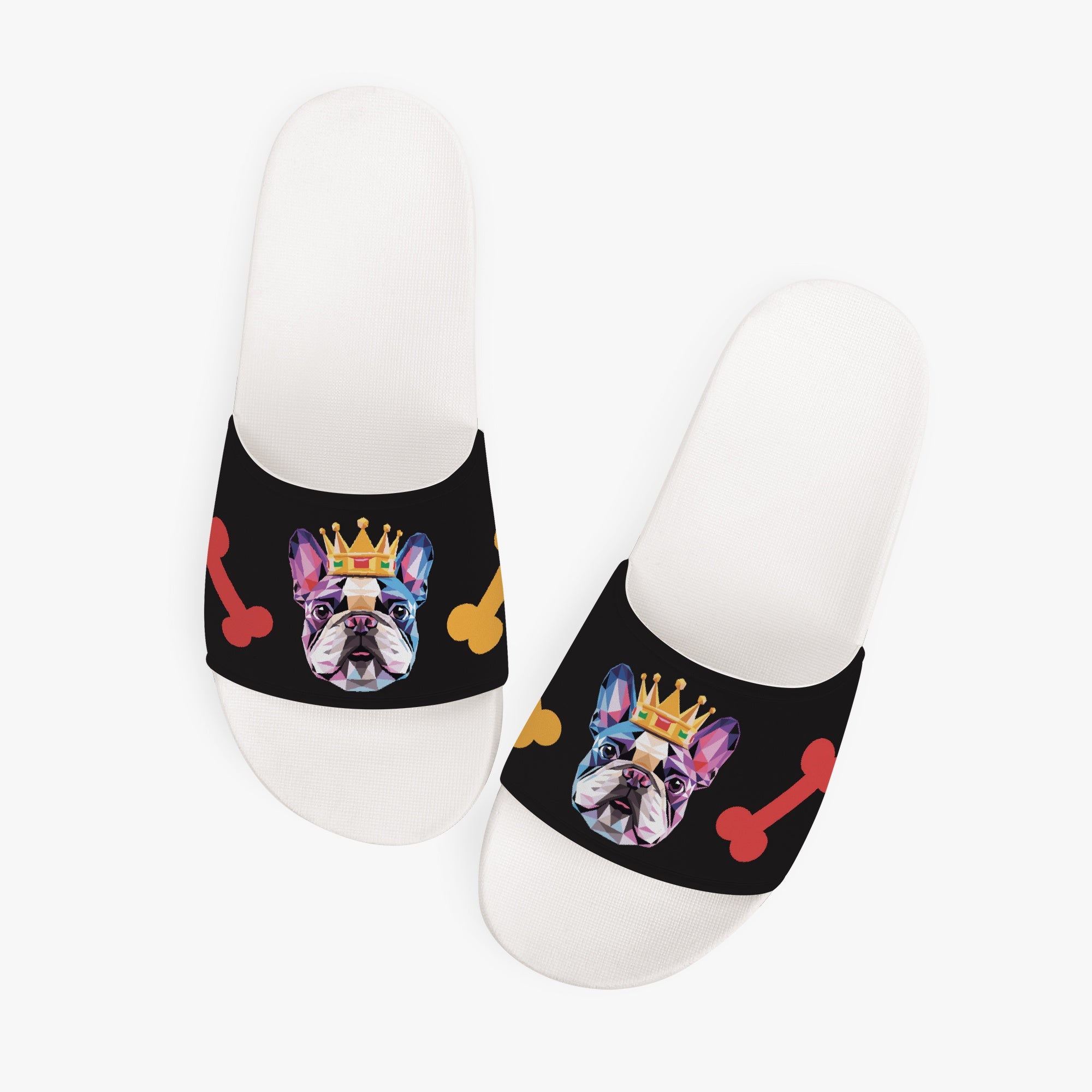 Eva French Bulldog Summer Slides for Frenchie Enthusiasts-fadou