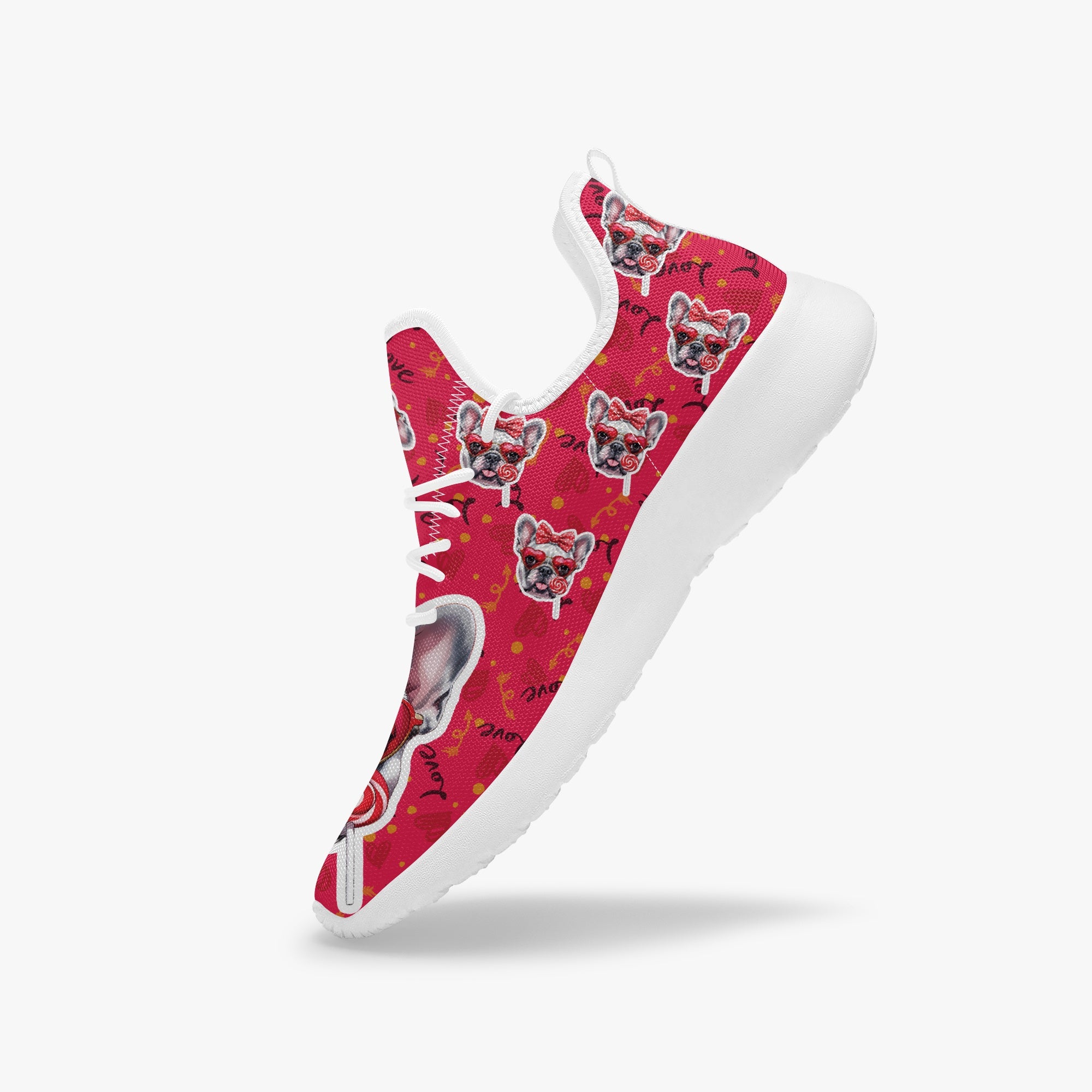 Frenchie Classic Canvas Sneakers for Frenchie Enthusiasts-fadou