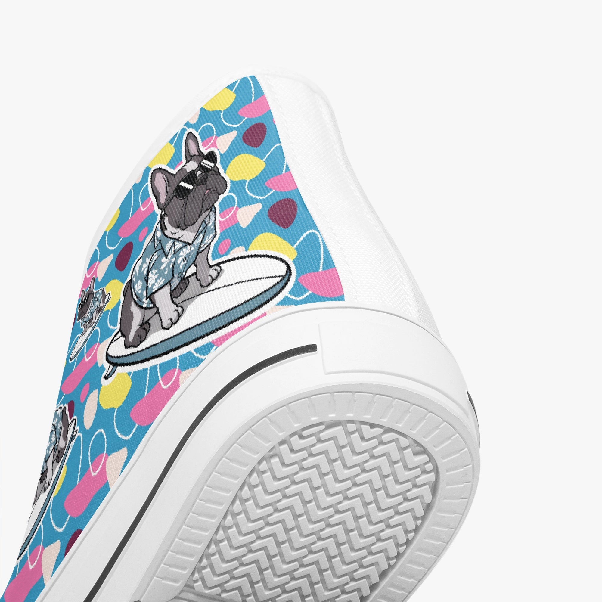 French Bulldog Classic Casual Footwear for Frenchie Enthusiasts-fadou