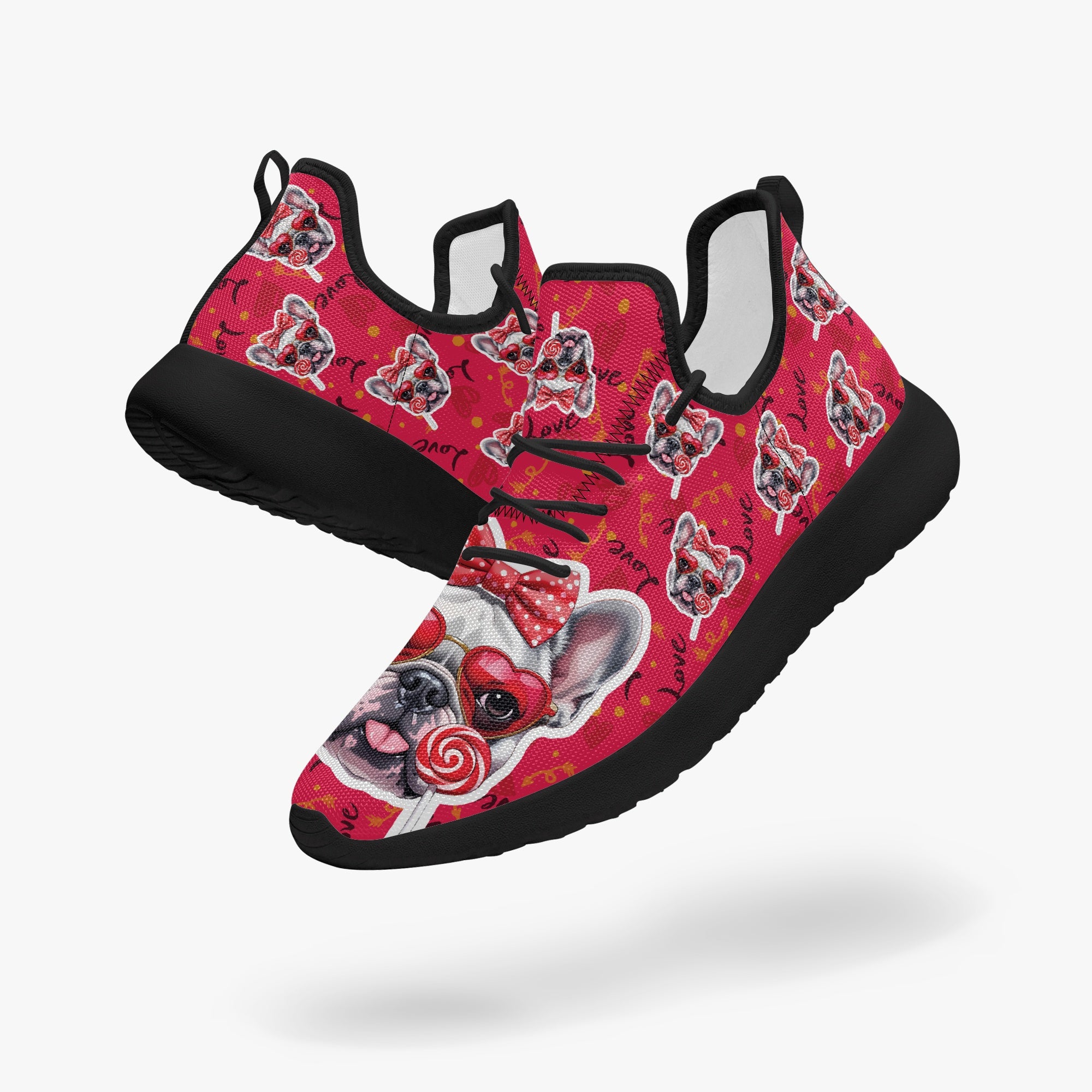 Frenchie Classic Canvas Sneakers for Frenchie Enthusiasts-fadou