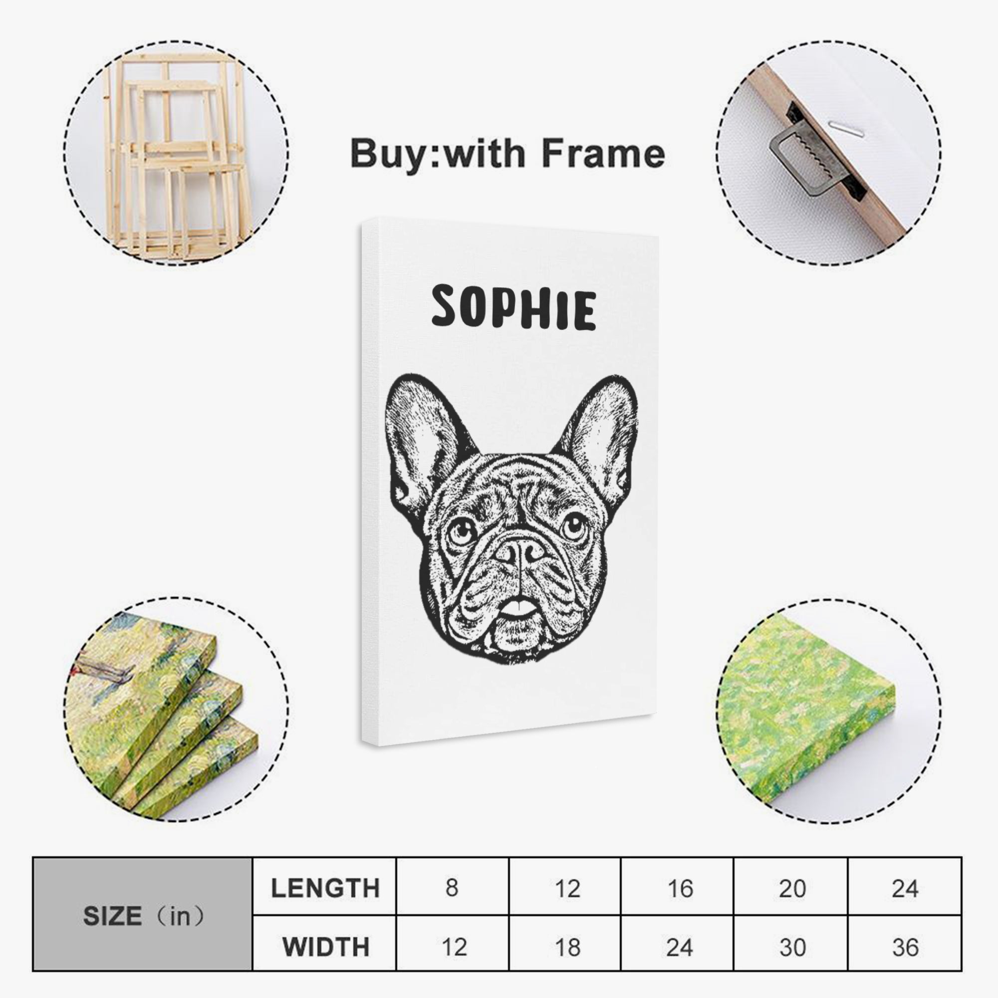 French Bulldog Personalized Accessory for Frenchie Fans-fadou