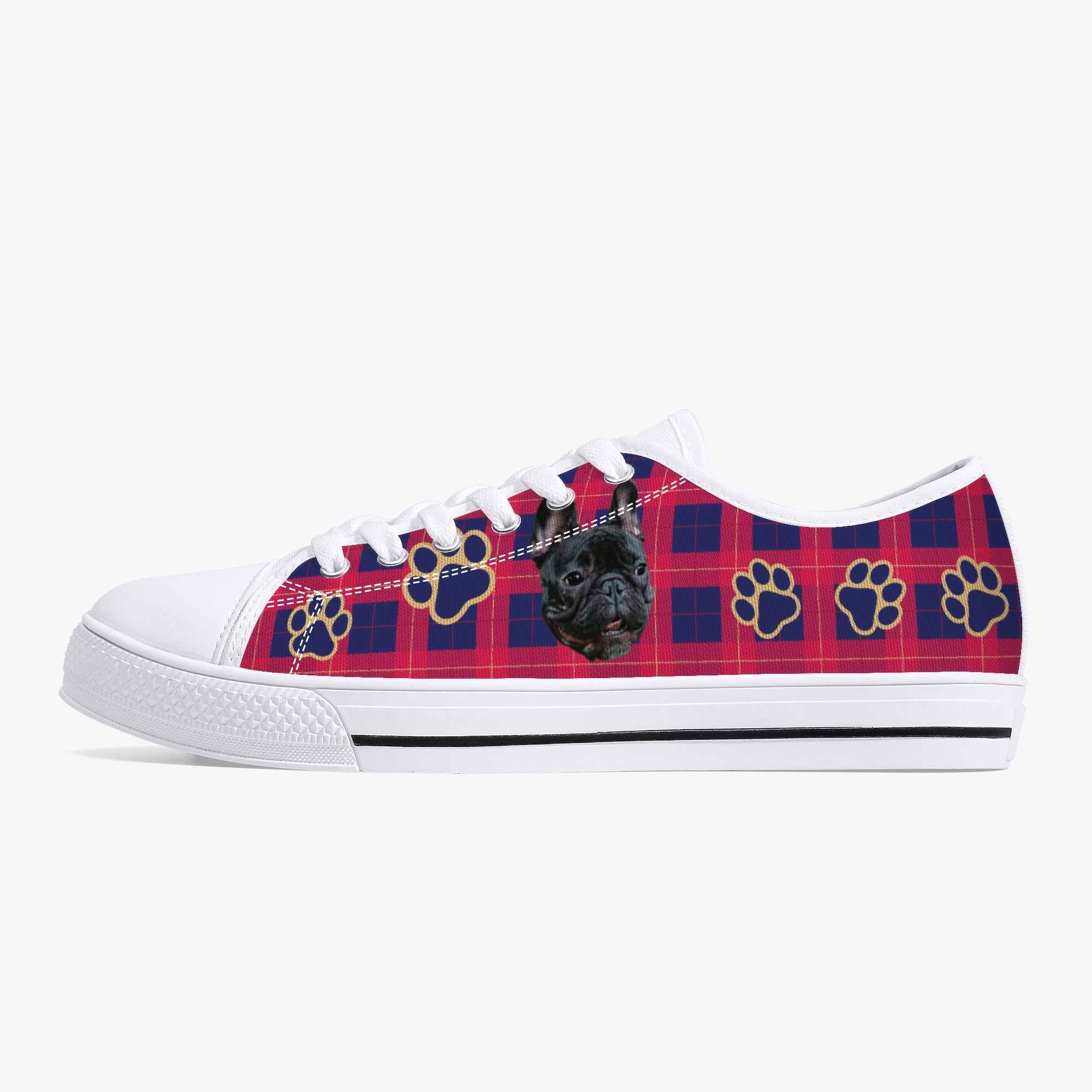 French Bulldog Personalized Casual Footwear for Dog Lovers-fadou