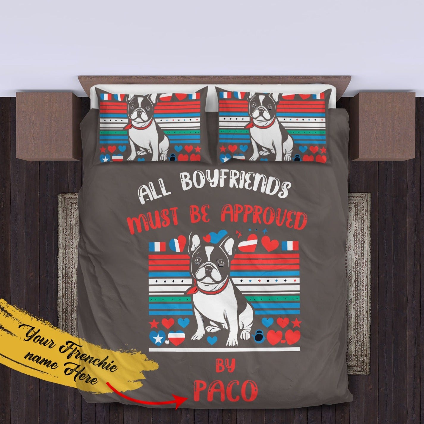 French Bulldog Custom Dog Lounger for Training Sessions-fadou