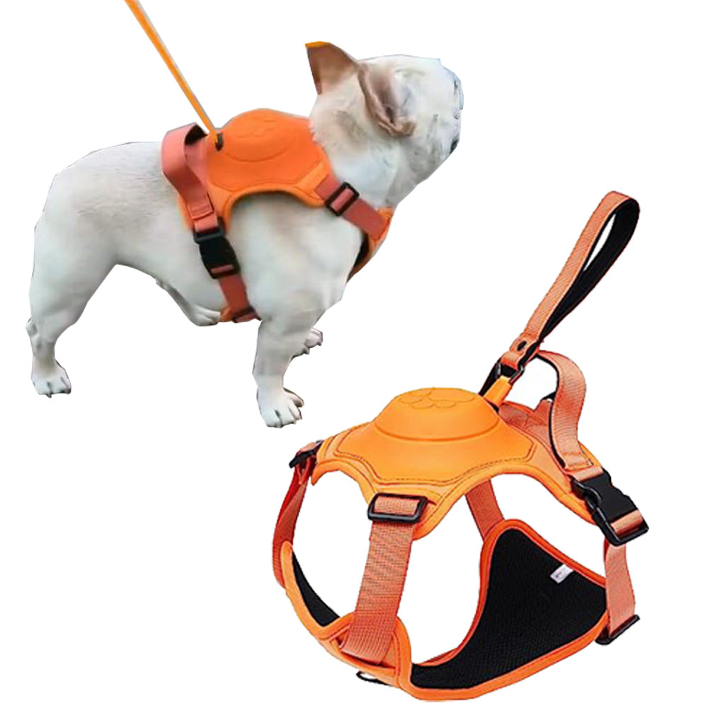 BulldogBound Frenchie Walking Harness for Travel Comfort-fadou