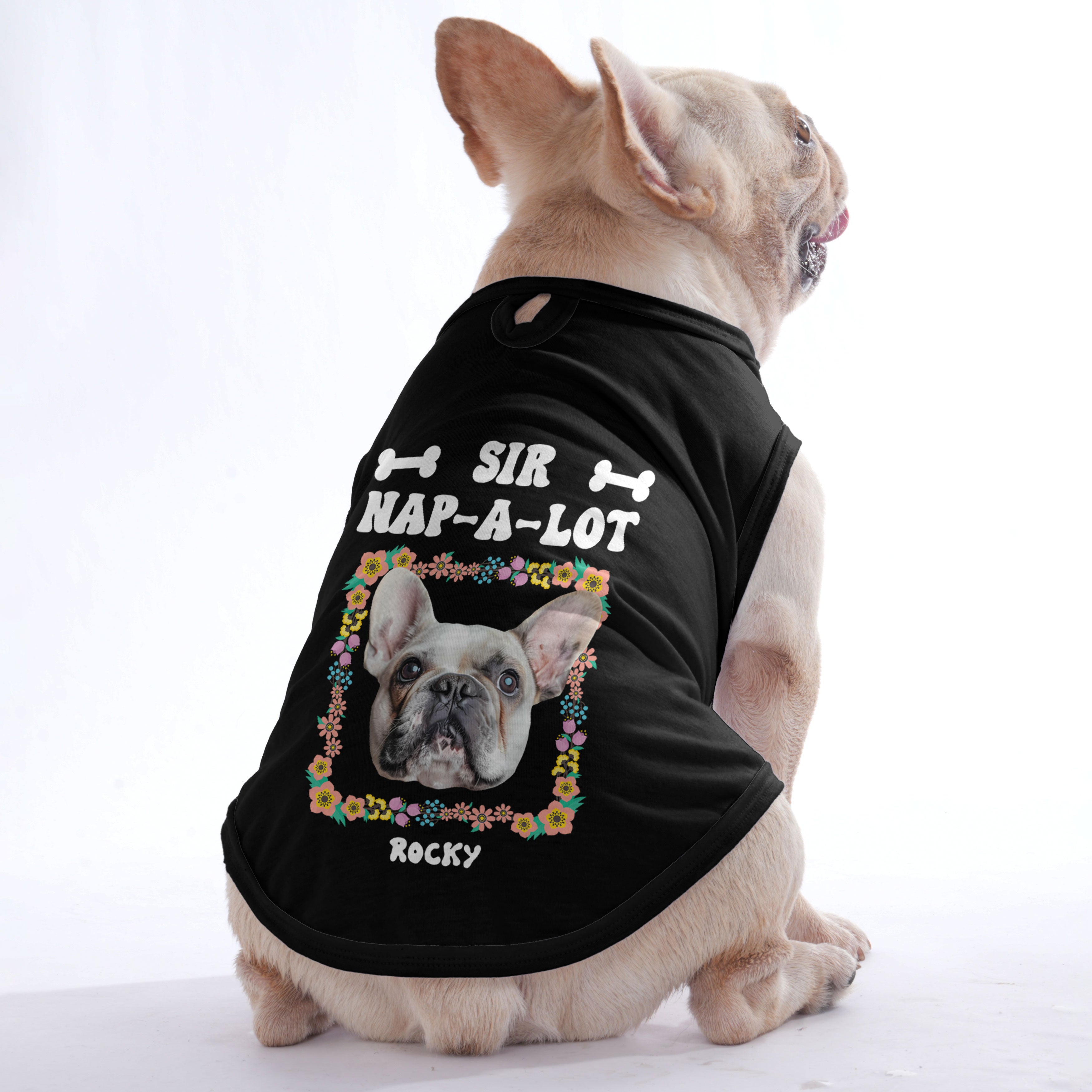 Miss Personalized Dog Lover Tee for Frenchie Enthusiasts-fadou