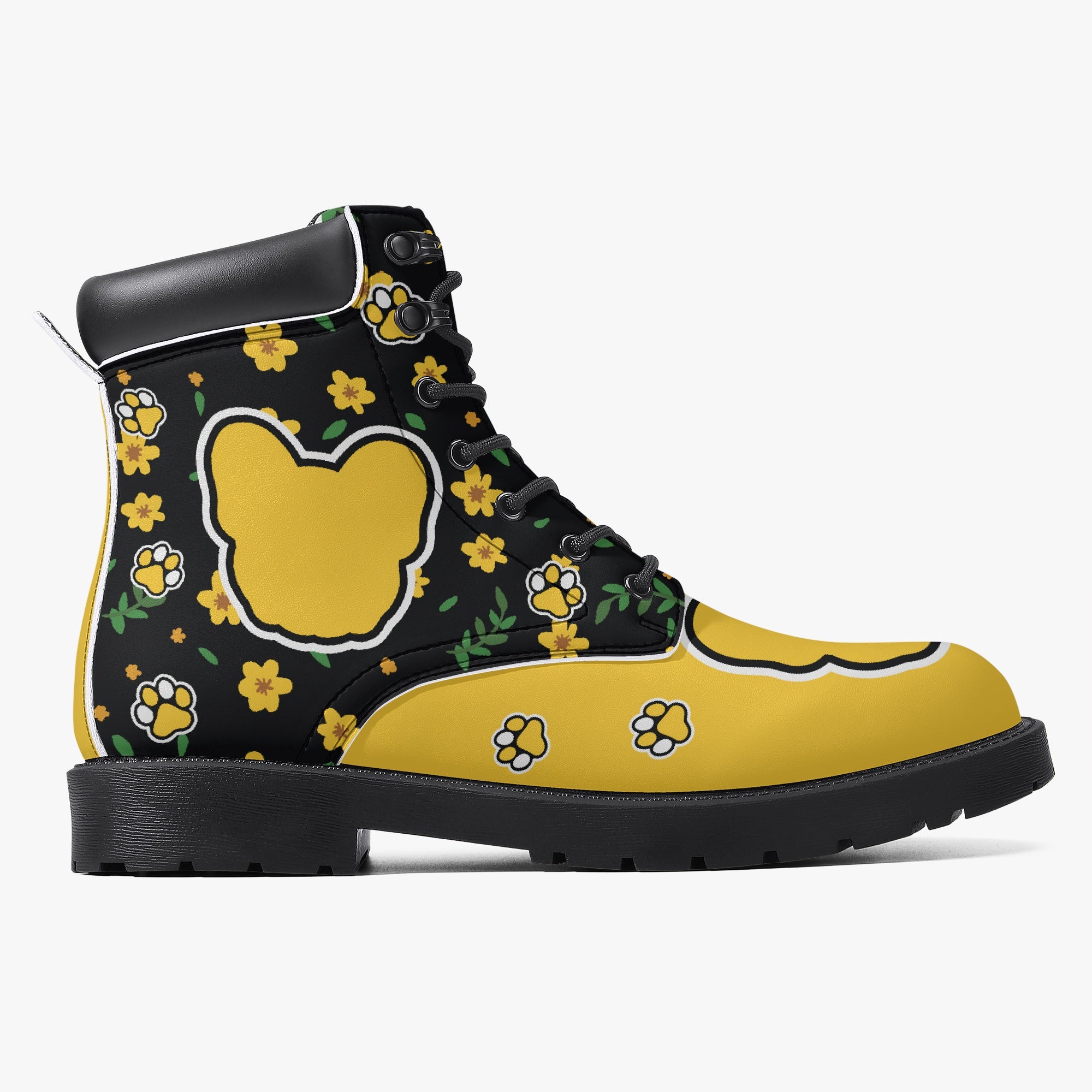 Frenchie Leather Leather Boots for Frenchie Enthusiasts-fadou