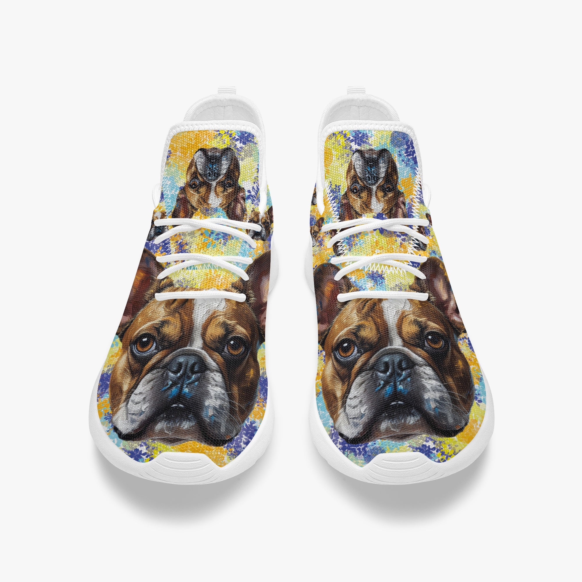 Frenchie Classic High-Top Shoes for Frenchie Enthusiasts-fadou