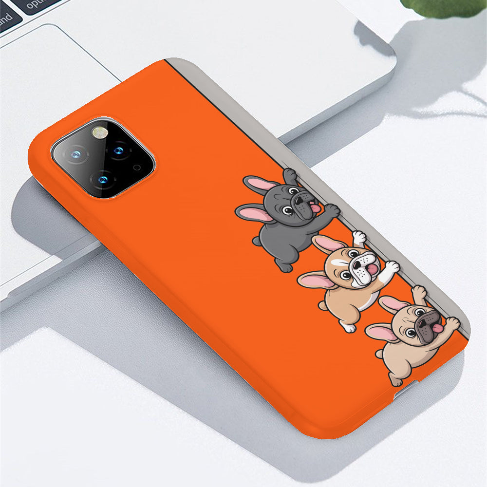 Aspen French Bulldog Slim Phone Shell for Dog Park Days-fadou