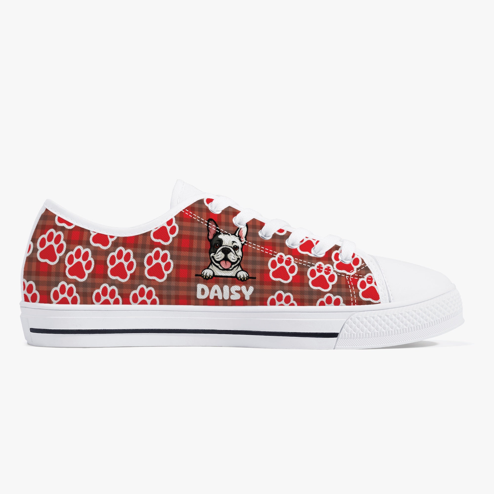 French Bulldog Personalized Casual Footwear for Dog Moms & Dads-fadou